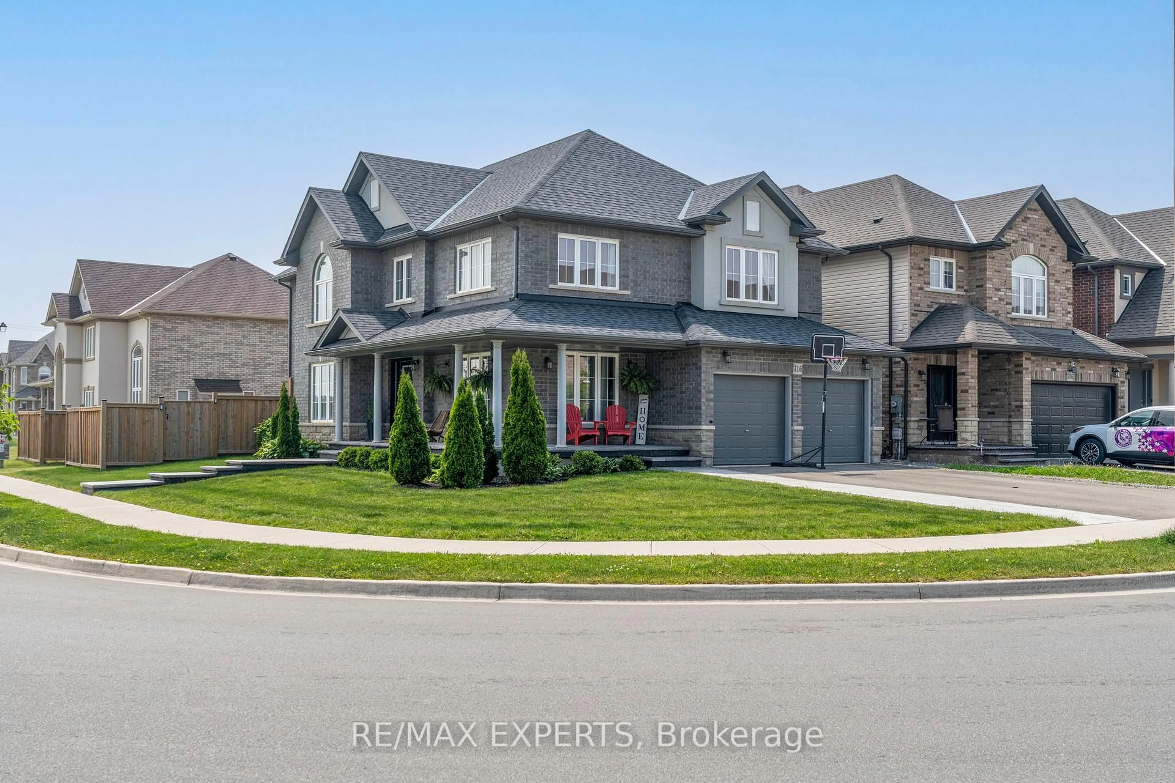 Home with brick exterior material, street for 316 Dalgleish Tr, Hamilton Ontario L0R 1P0