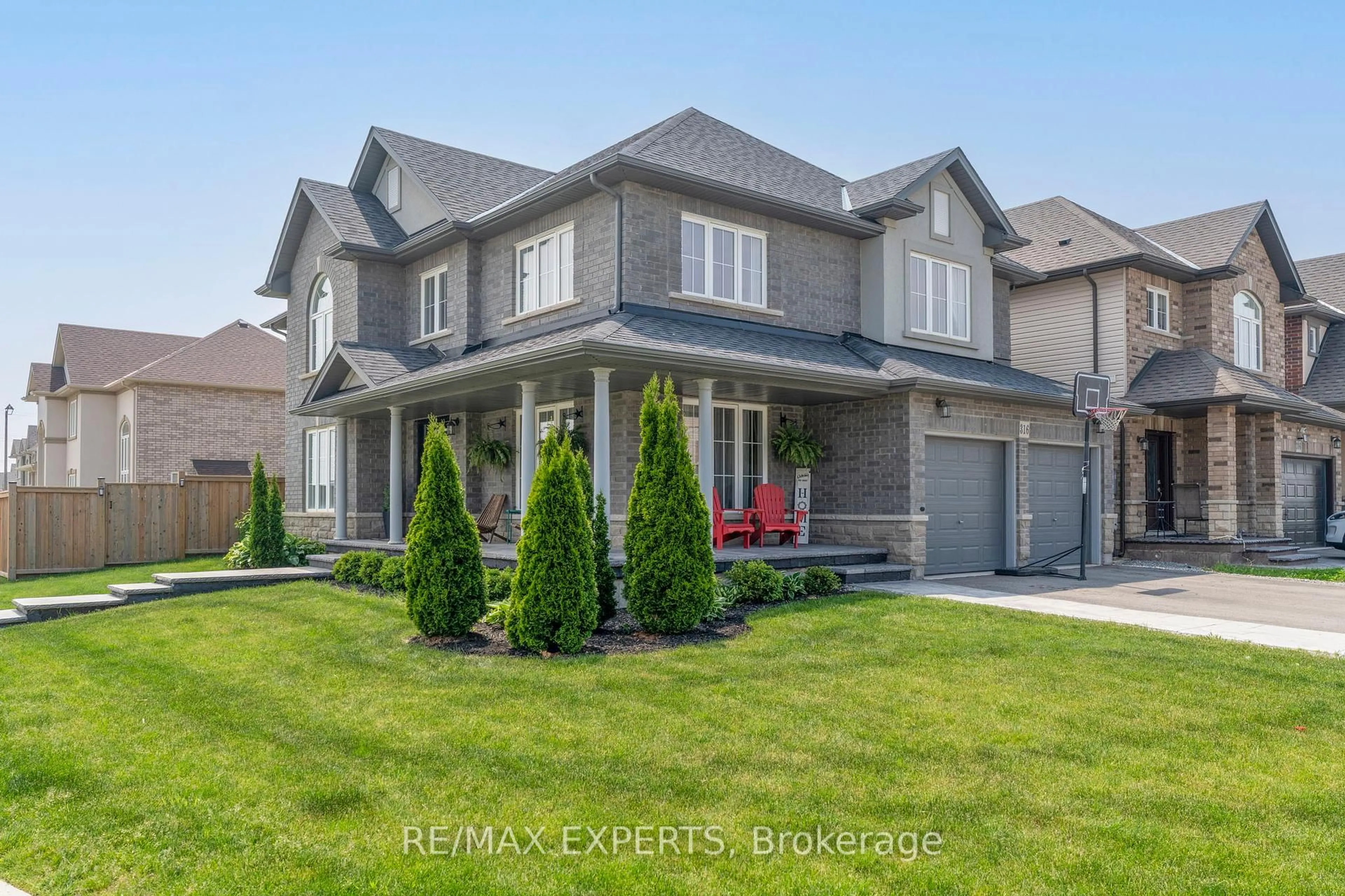 Home with brick exterior material, street for 316 Dalgleish Tr, Hamilton Ontario L0R 1P0