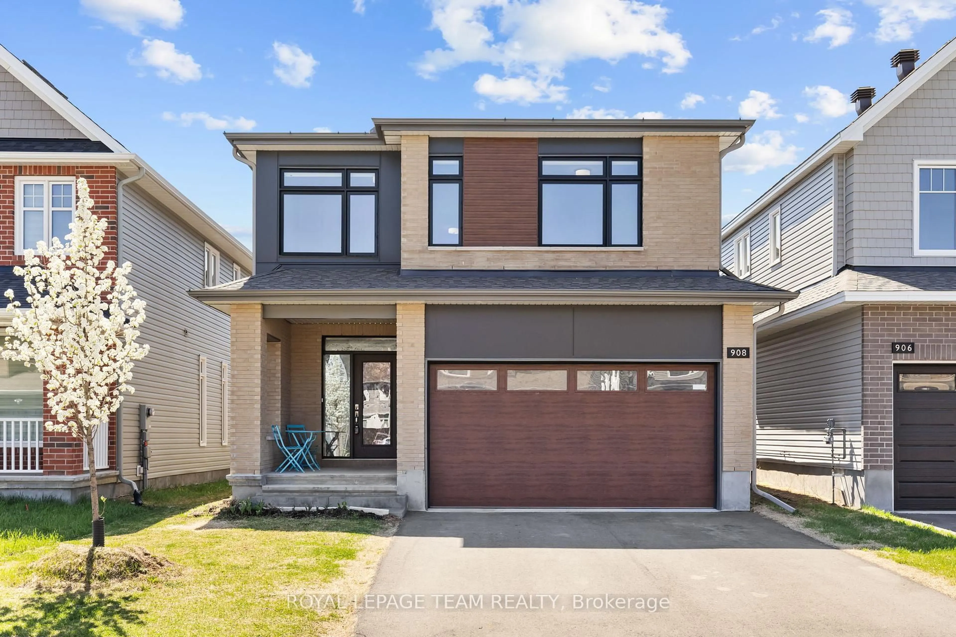 Home with brick exterior material, street for 908 Echinacea Row, Ottawa Ontario K2J 7A3