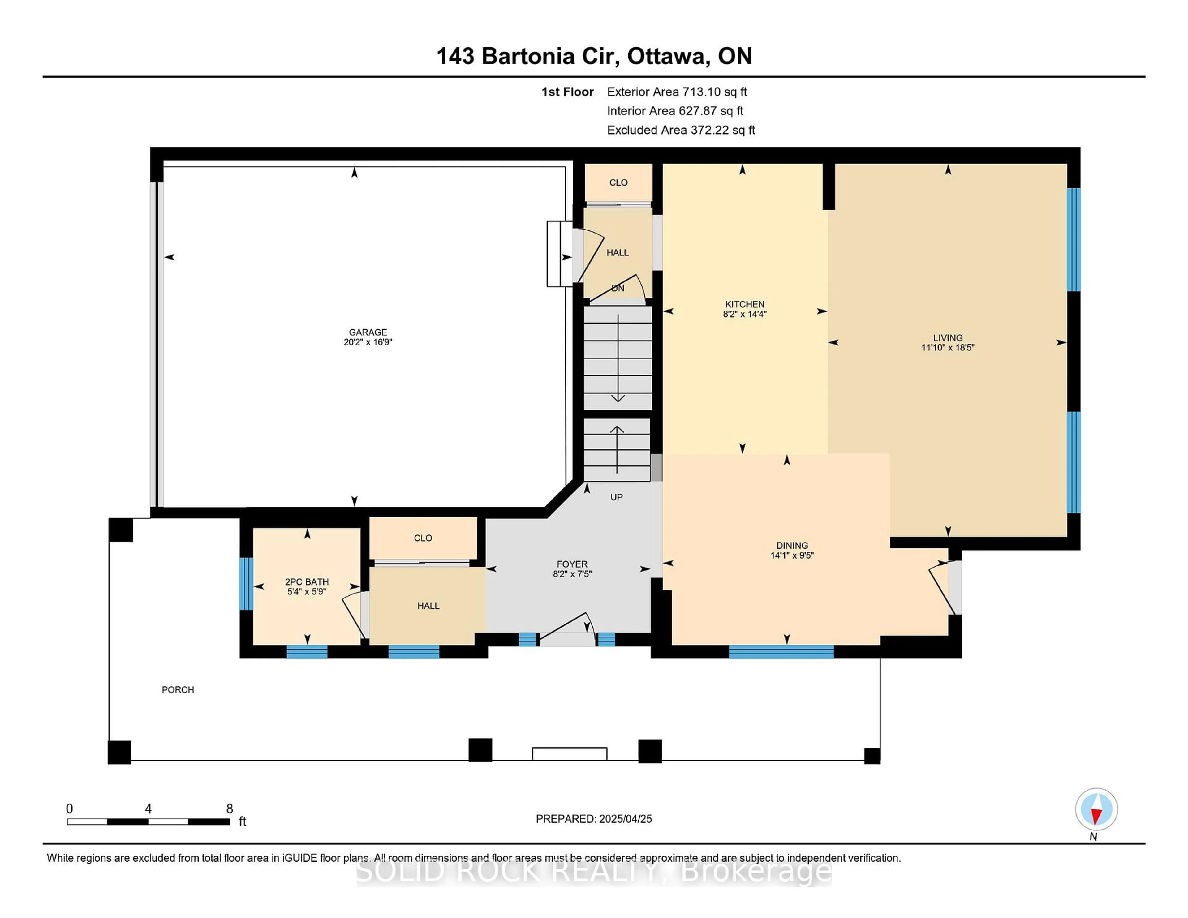Floor plan for 143 Bartonia Circ, Ottawa Ontario K4A 1E4