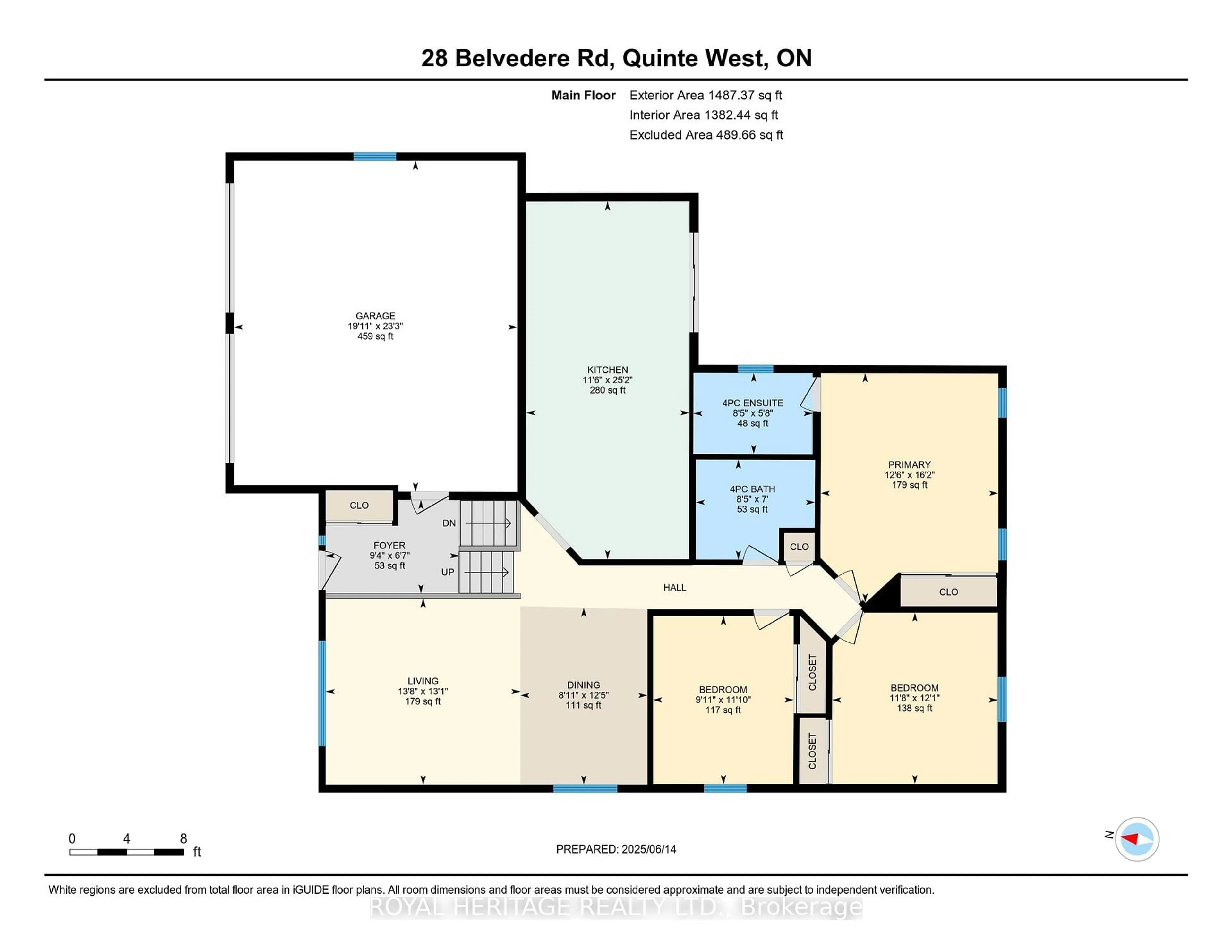 Floor plan for 28 Belvedere Rd, Quinte West Ontario K8V 4B1