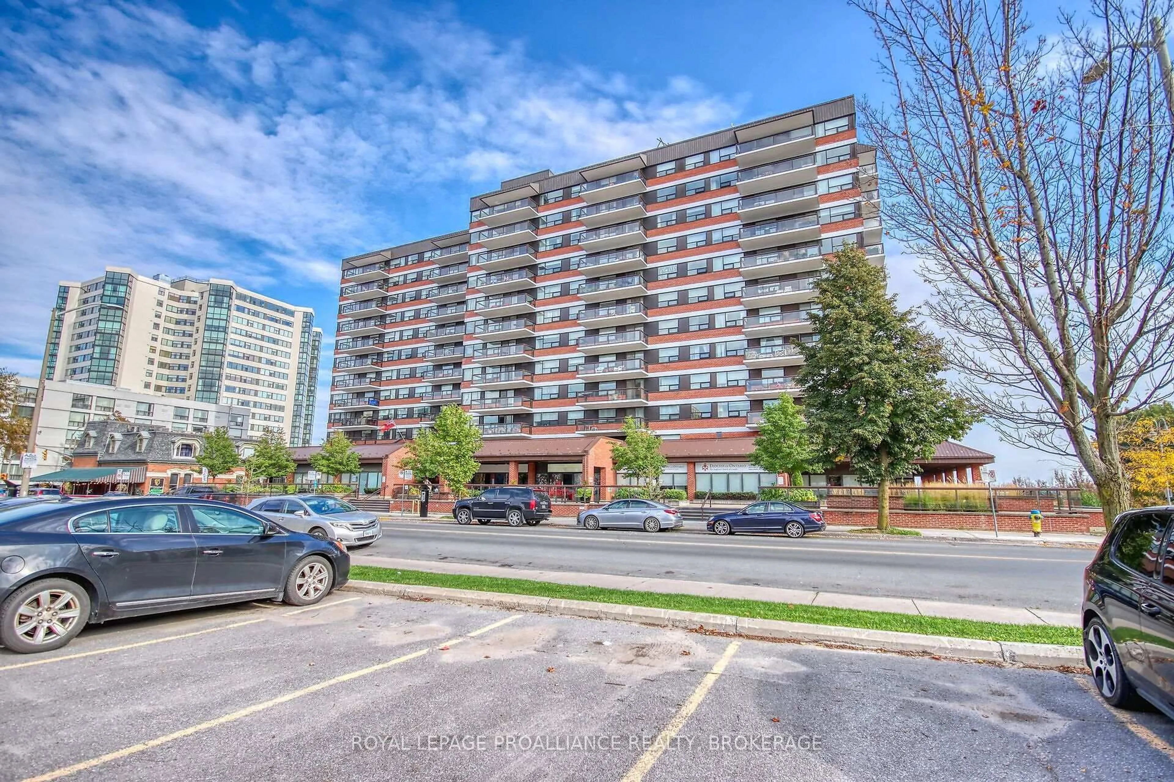 A pic from outside/outdoor area/front of a property/back of a property/a pic from drone, street for 165 Ontario St #309, Kingston Ontario K7L 2Y6