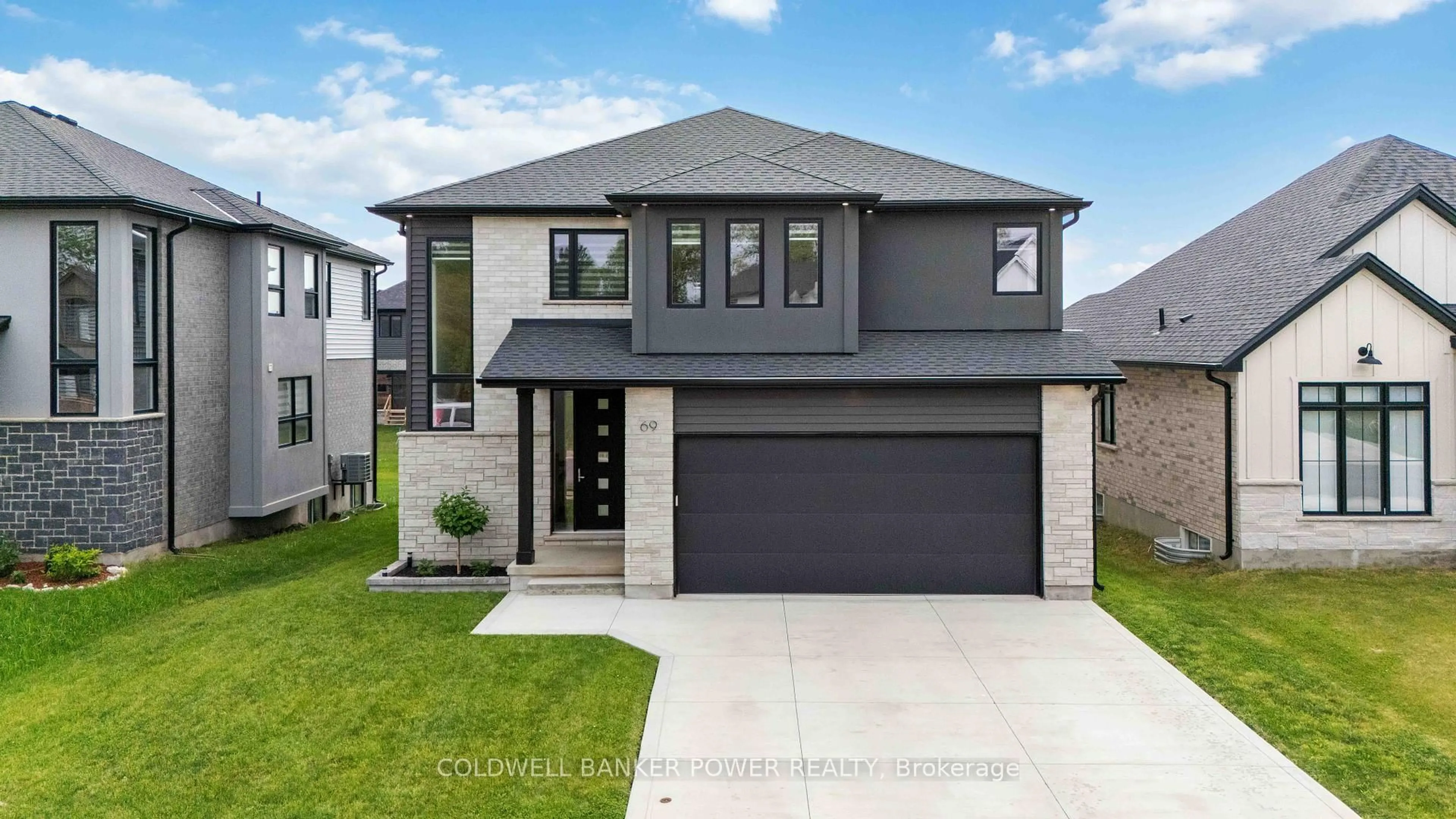 Home with brick exterior material, street for 69 ROYAL Cres, Southwold Ontario N5P 3T2