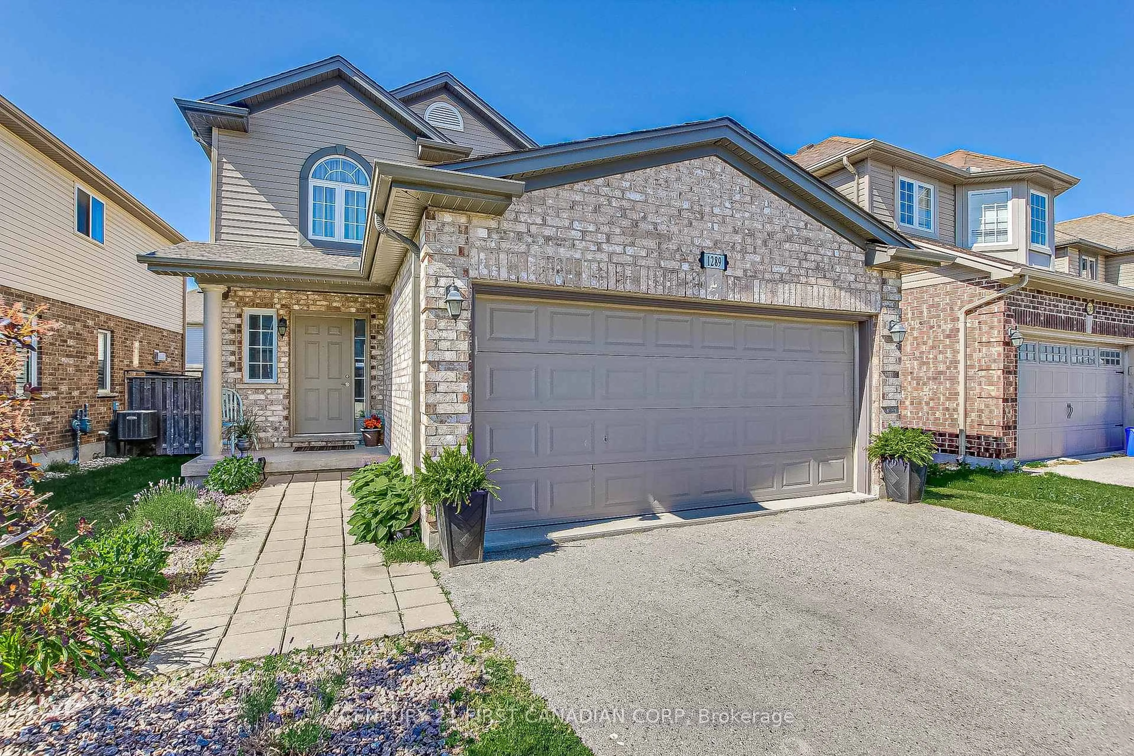 Home with brick exterior material, street for 1289 LAWSON Rd, London North Ontario N6G 5K9