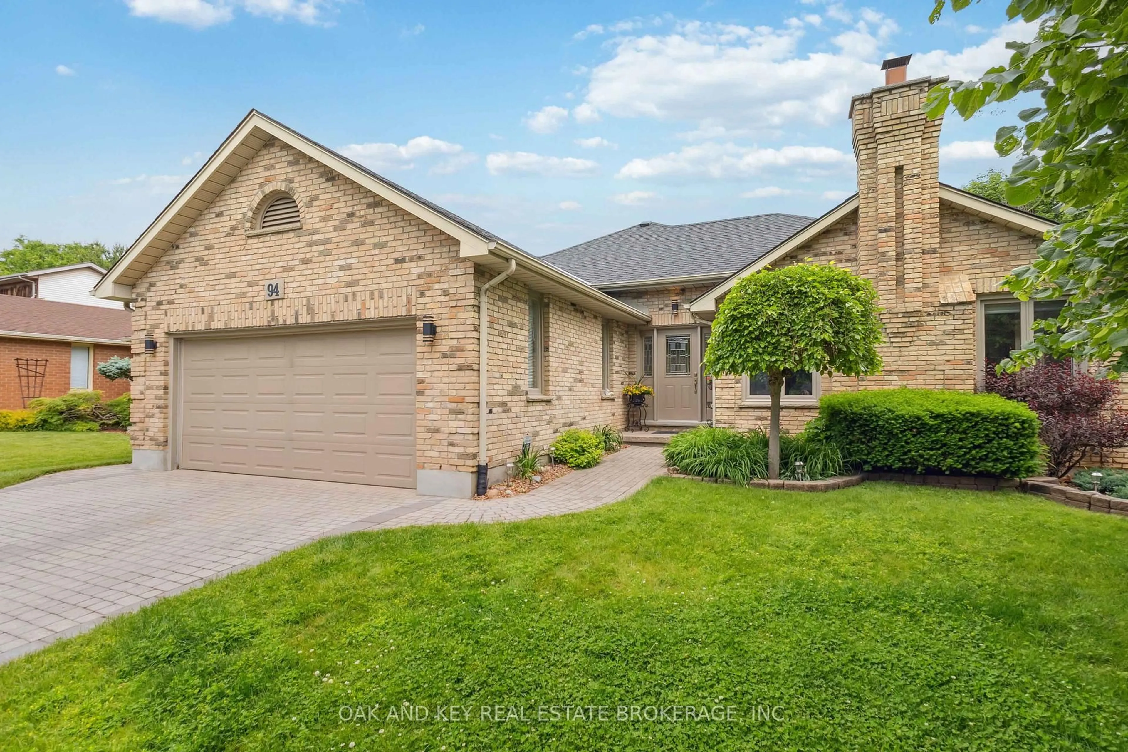 Home with brick exterior material, street for 94 SUNNYSIDE Dr, London North Ontario N5X 3N1