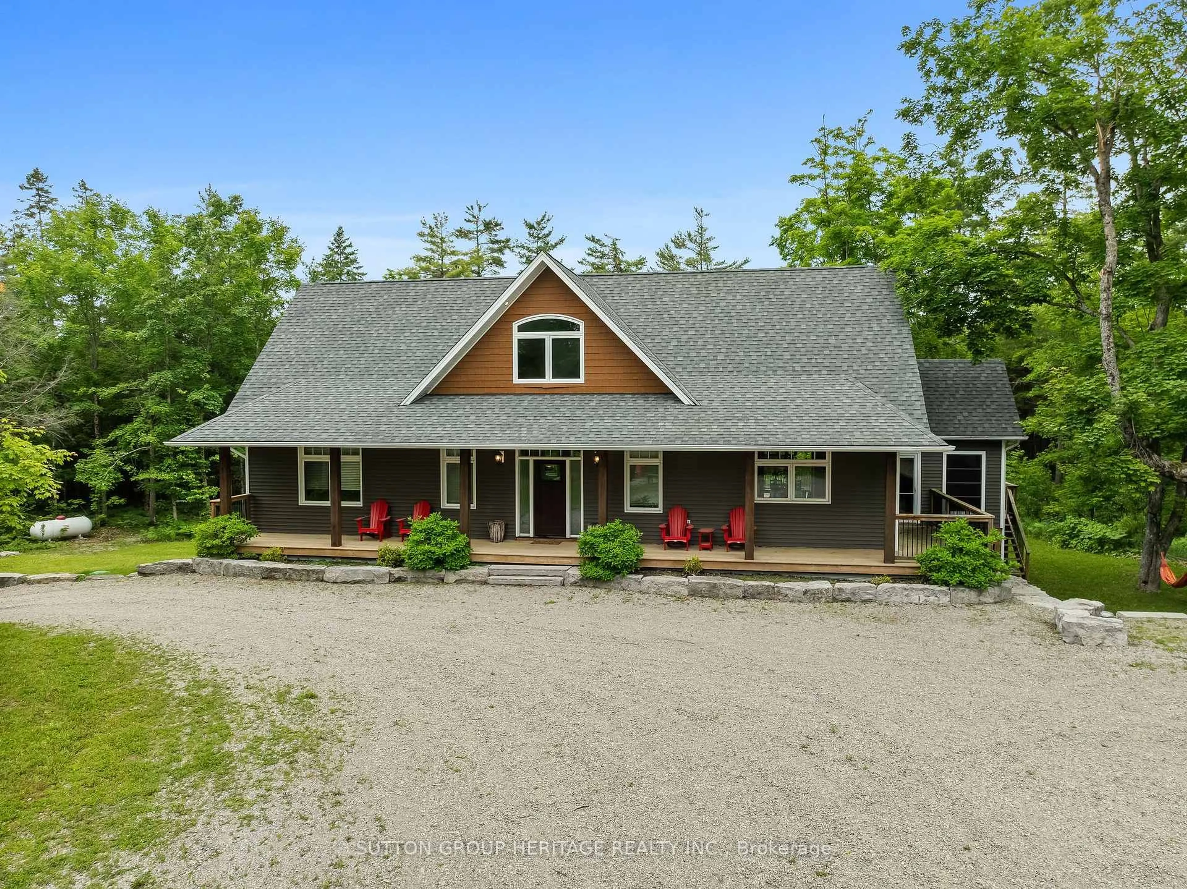A pic from outside/outdoor area/front of a property/back of a property/a pic from drone, unknown for 97 Ledge Rd, Trent Lakes Ontario K0M 1A0