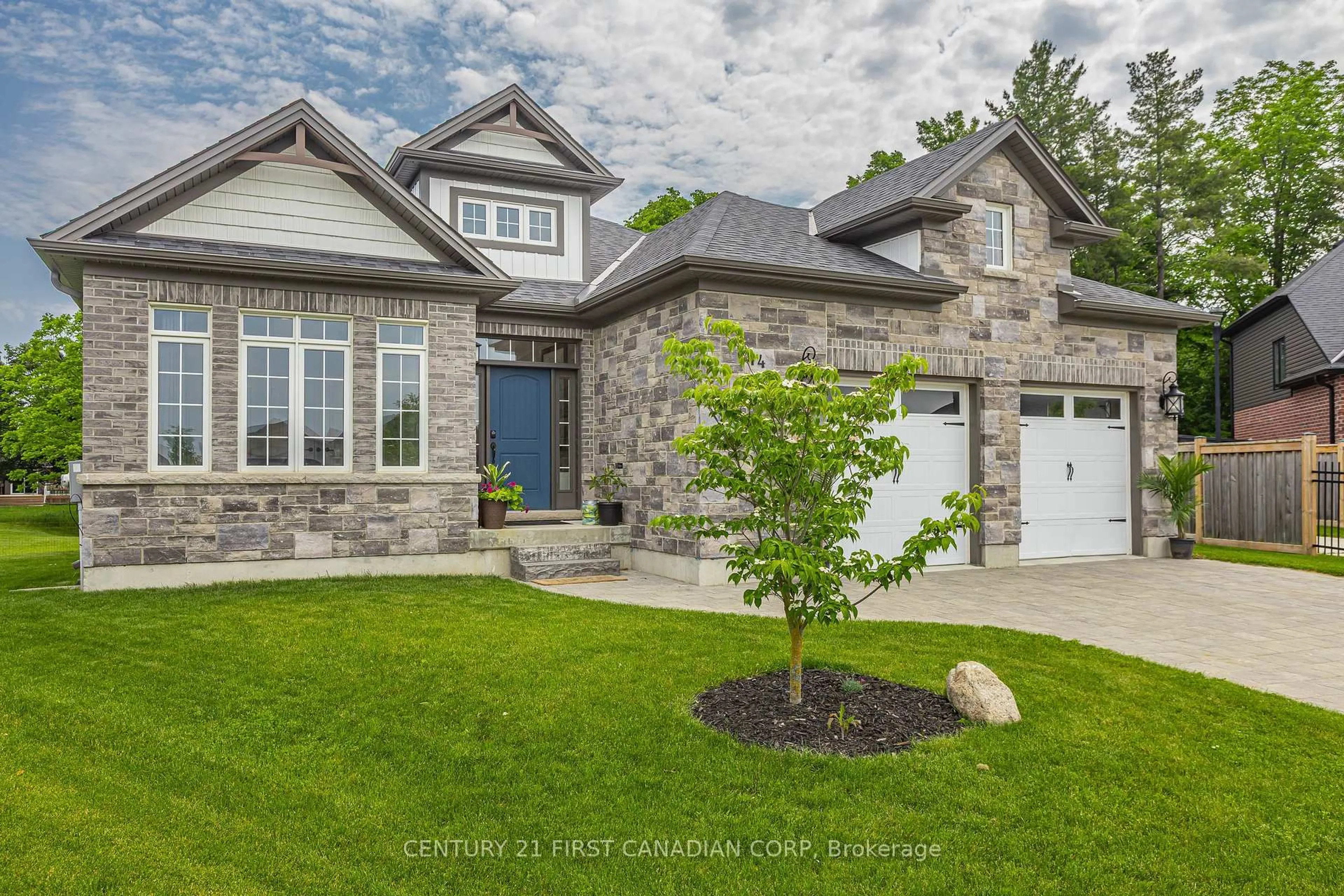 Home with brick exterior material, street for 44 Violet Crt, Middlesex Centre Ontario N0M 2A0