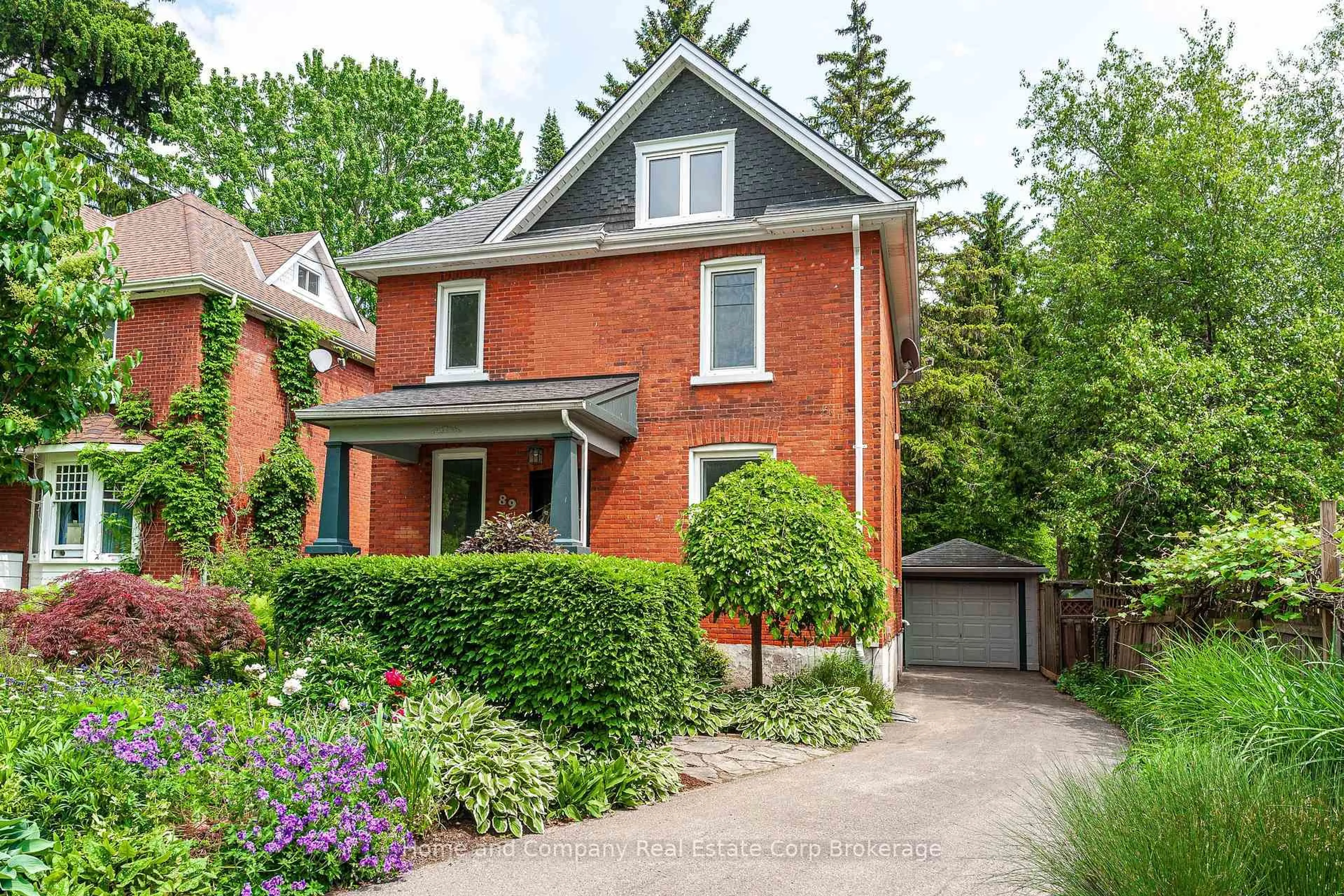 Home with brick exterior material, street for 89 St Vincent St, Stratford Ontario N5A 2W7