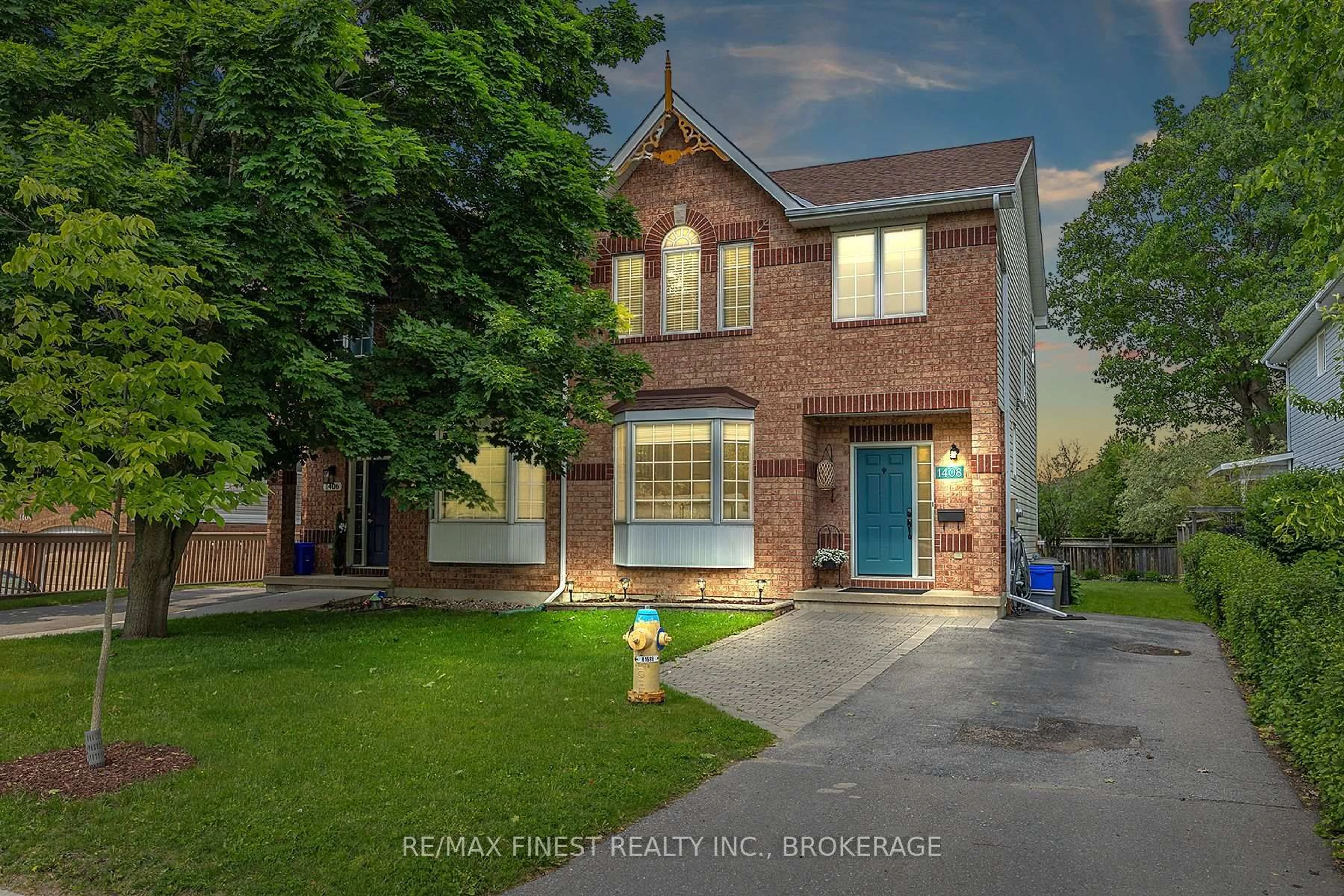 Home with brick exterior material, street for 1408 Thornwood Cres, Kingston Ontario K7P 3B6