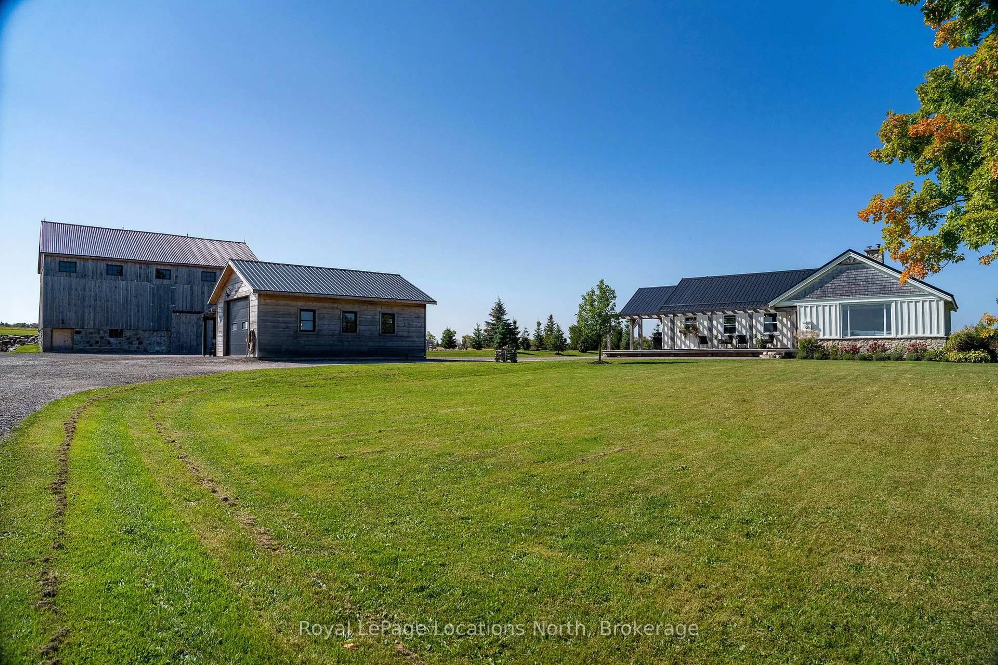 A pic from outside/outdoor area/front of a property/back of a property/a pic from drone, unknown for 469018 GREY 31 Rd, Grey Highlands Ontario N0C 1C0