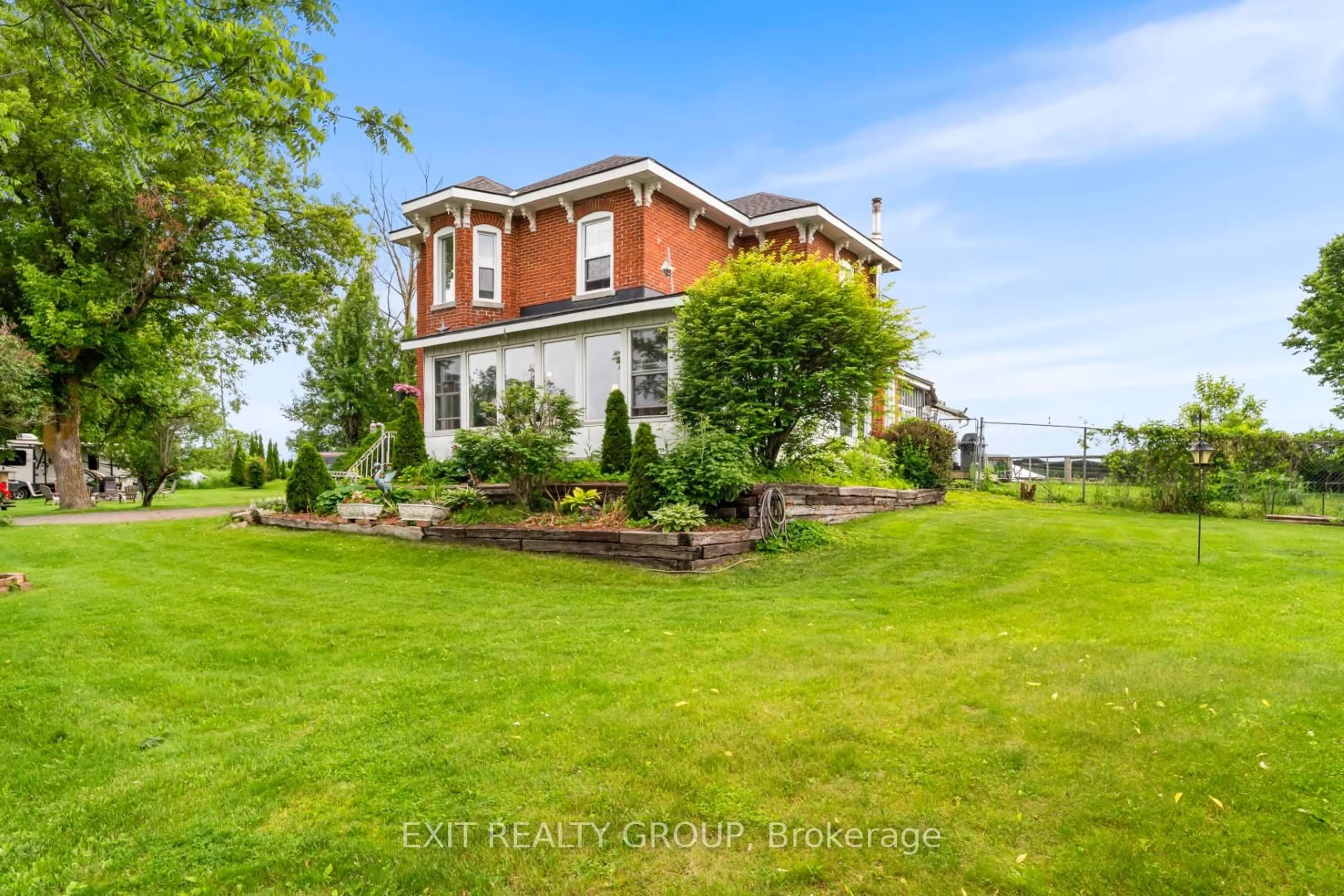 A pic from outside/outdoor area/front of a property/back of a property/a pic from drone, water/lake/river/ocean view for 1321 Zion Rd, Belleville Ontario K0K 2Y0