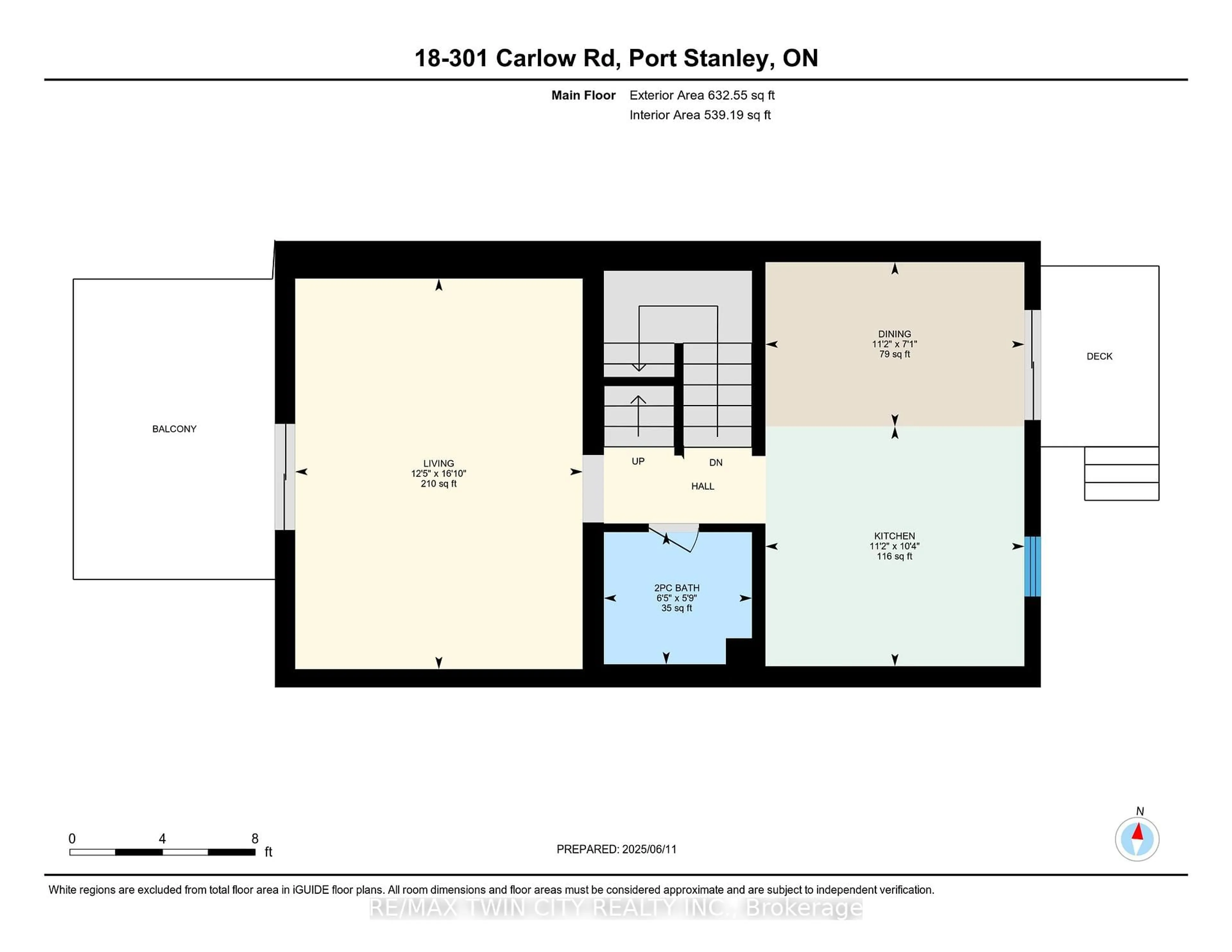 Floor plan for 301 Carlow Rd #18, Central Elgin Ontario N5L 1B7