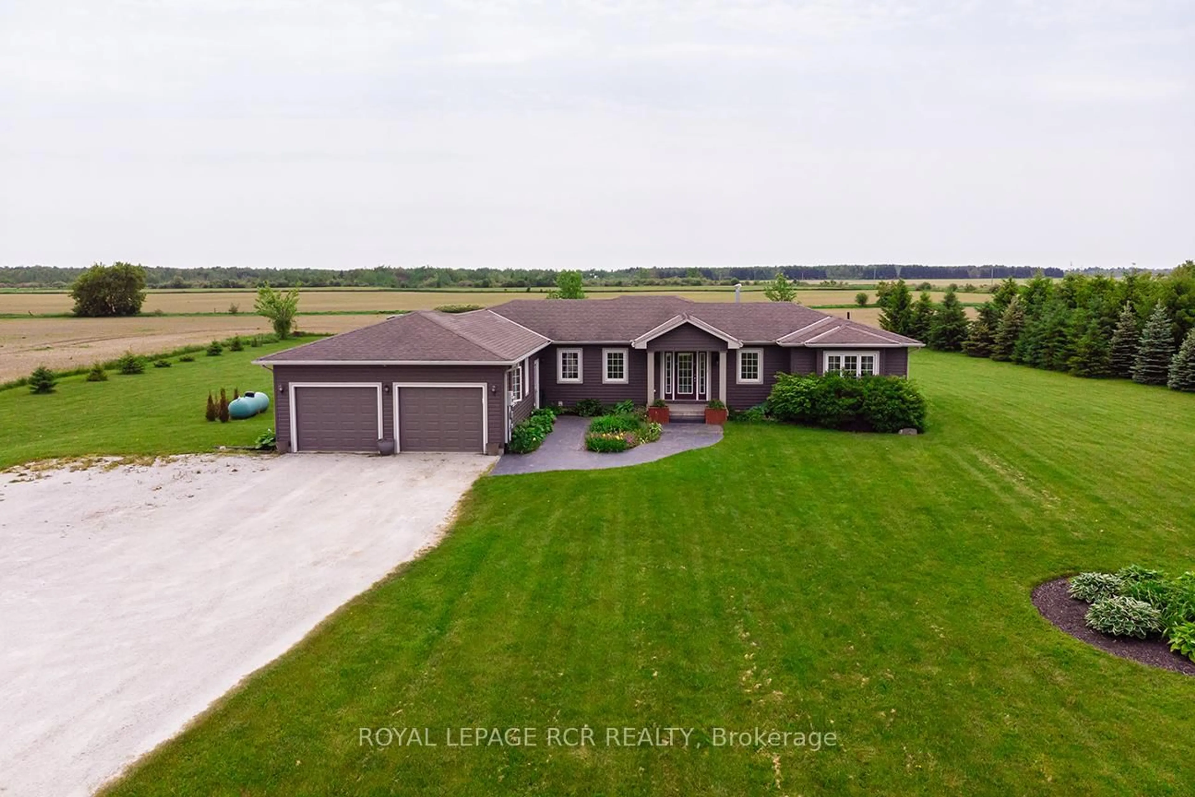 A pic from outside/outdoor area/front of a property/back of a property/a pic from drone, water/lake/river/ocean view for 384154 20 Sideroad, Amaranth Ontario L9W 3Y7