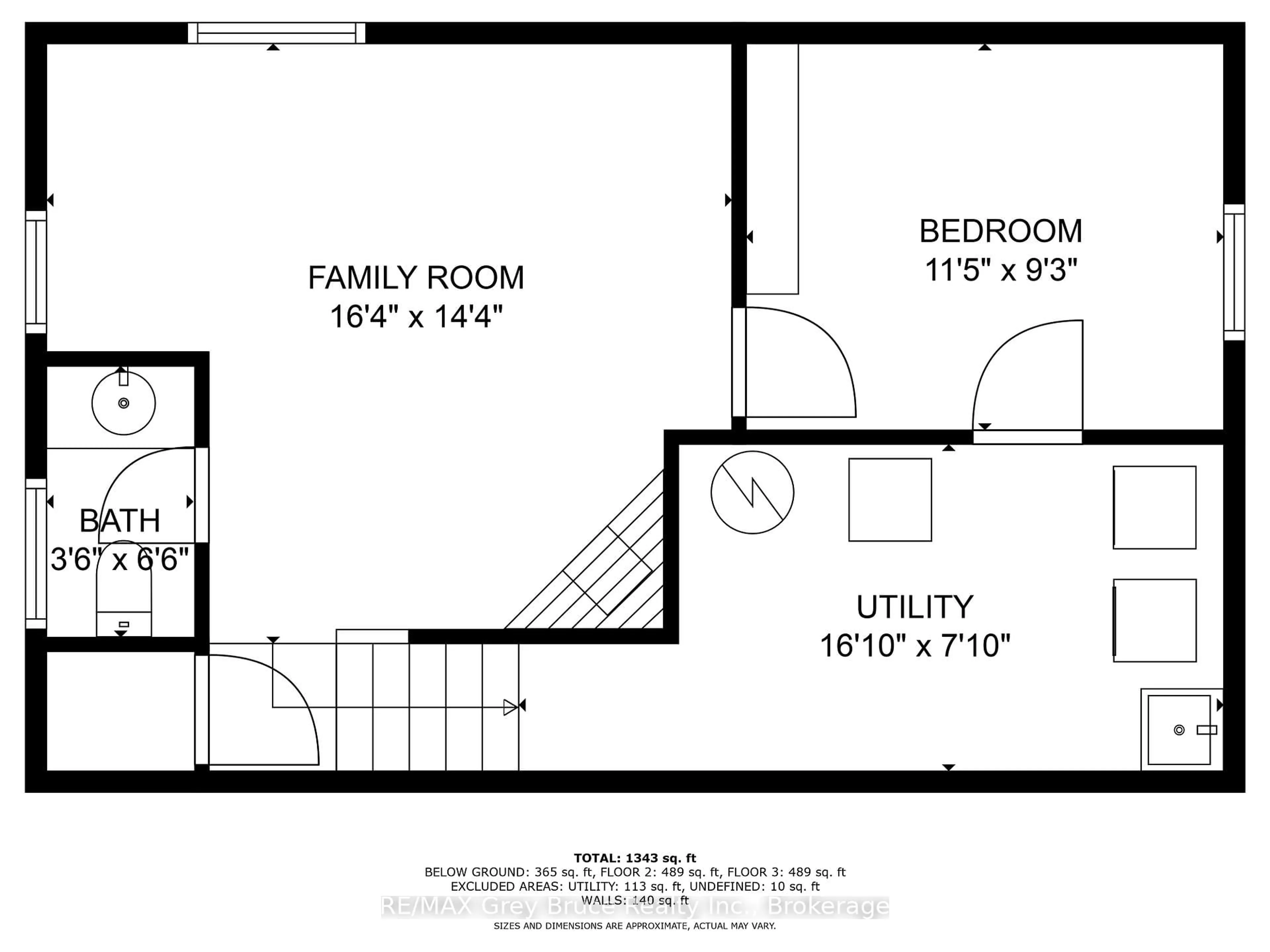 Floor plan for 206 6th Ave, Owen Sound Ontario N4K 2T3