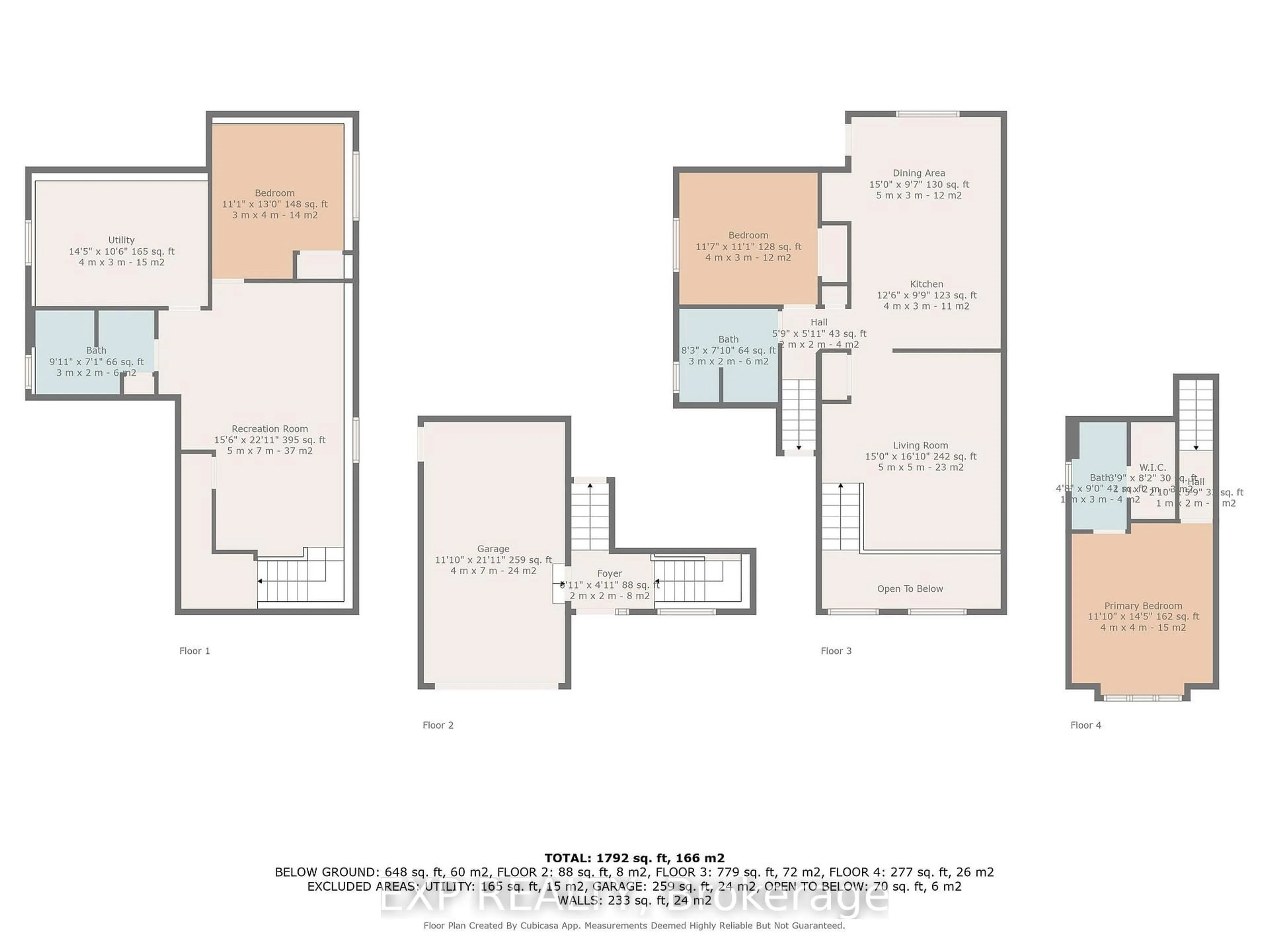 Floor plan for 1552 Melwood Dr, St. Clair Ontario N0N 1B0