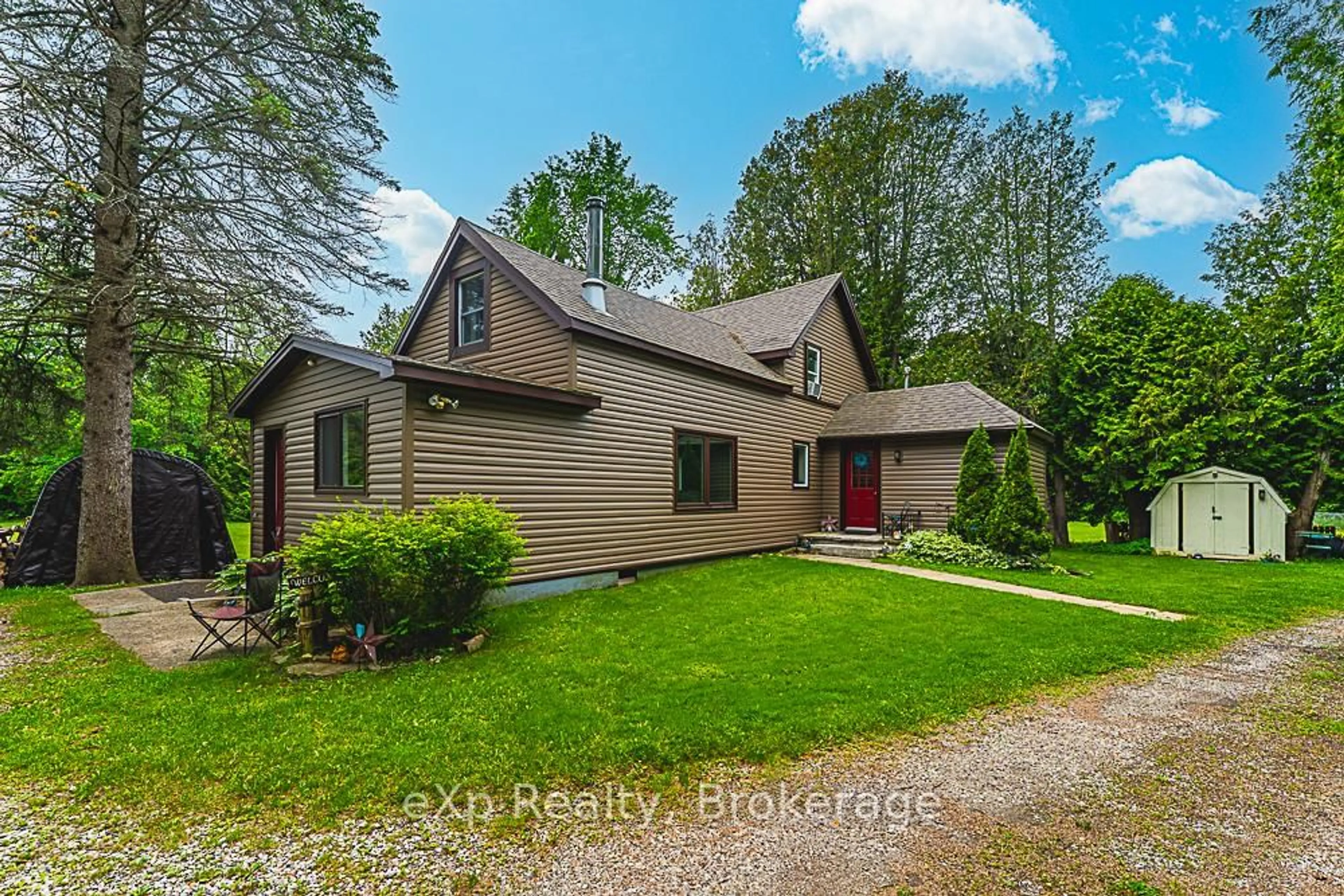 A pic from outside/outdoor area/front of a property/back of a property/a pic from drone, unknown for 1201 HIGHWAY 6, South Bruce Peninsula Ontario N0H 2T0