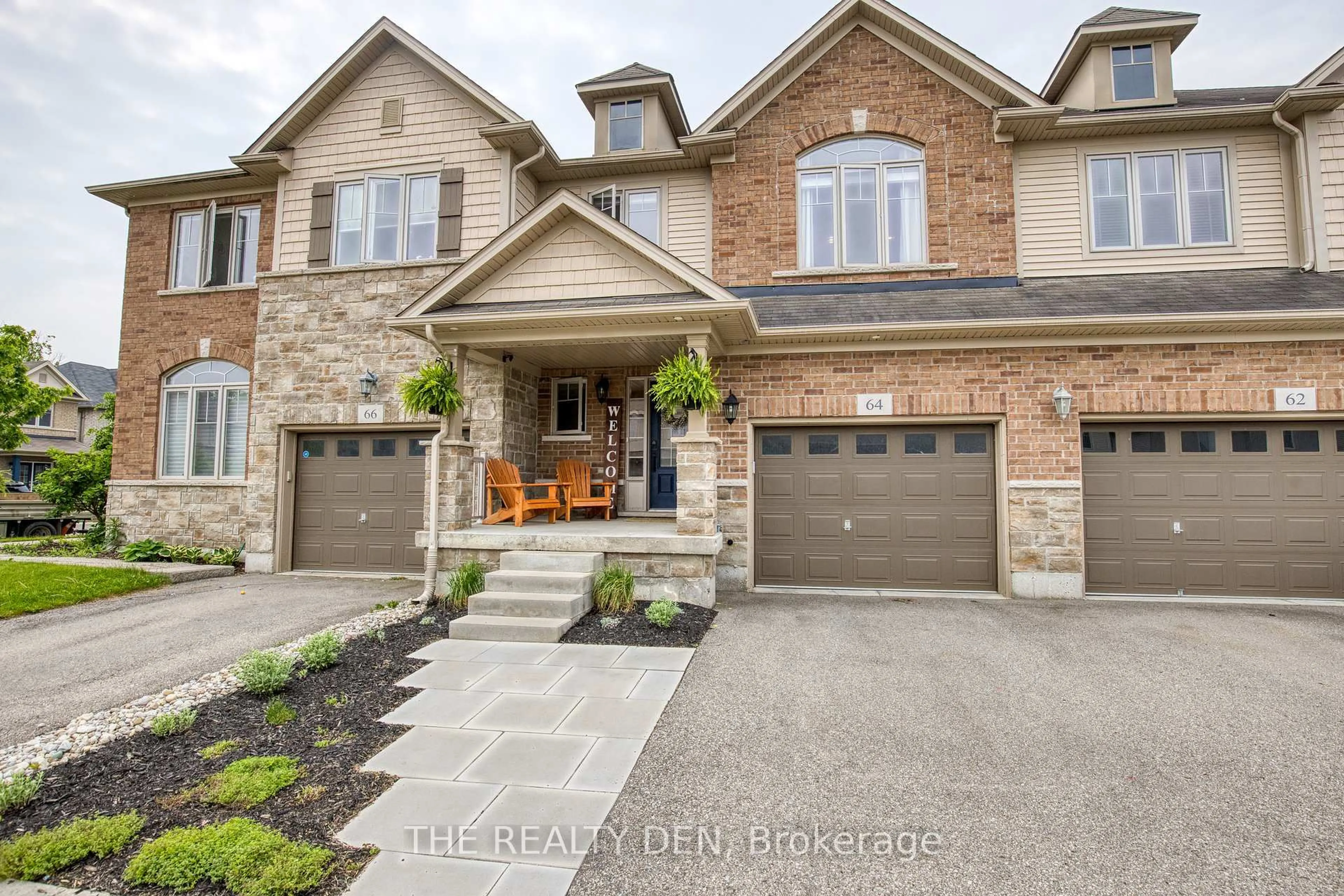 Home with brick exterior material, street for 64 Condor St, Kitchener Ontario N2K 0B2