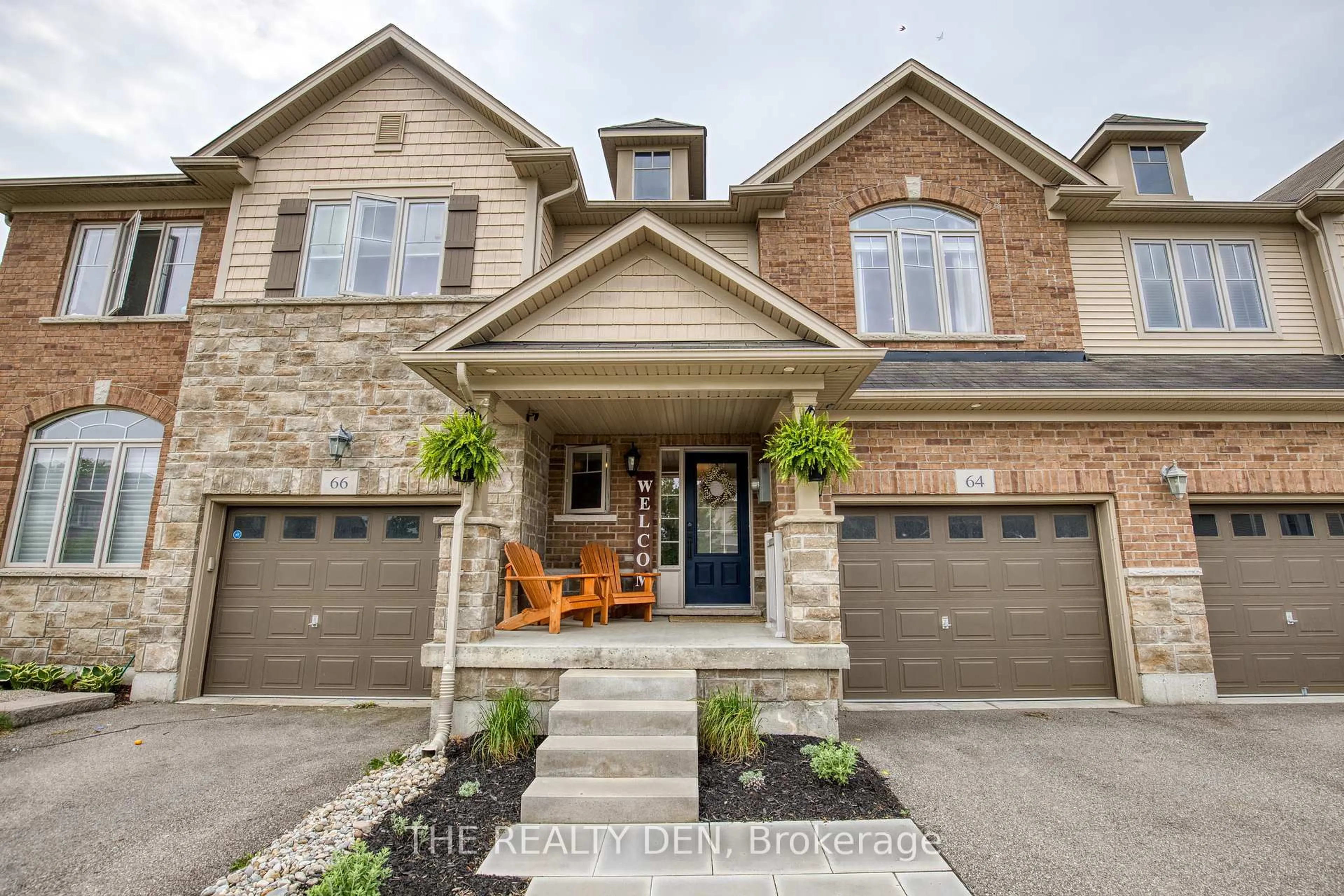 Home with brick exterior material, street for 64 Condor St, Kitchener Ontario N2K 0B2