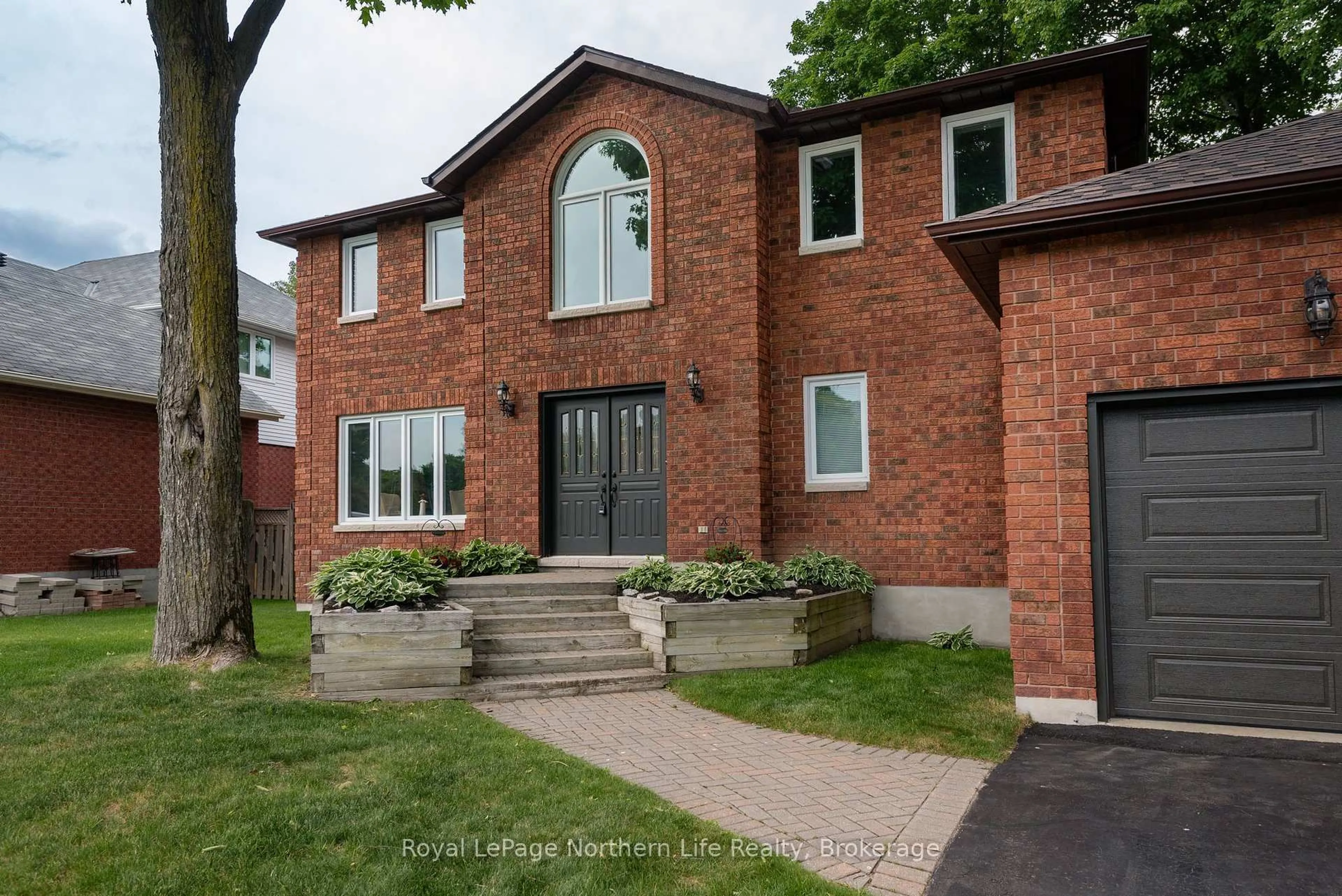 Home with brick exterior material, street for 34 Canterbury Cres, North Bay Ontario P1C 1K8
