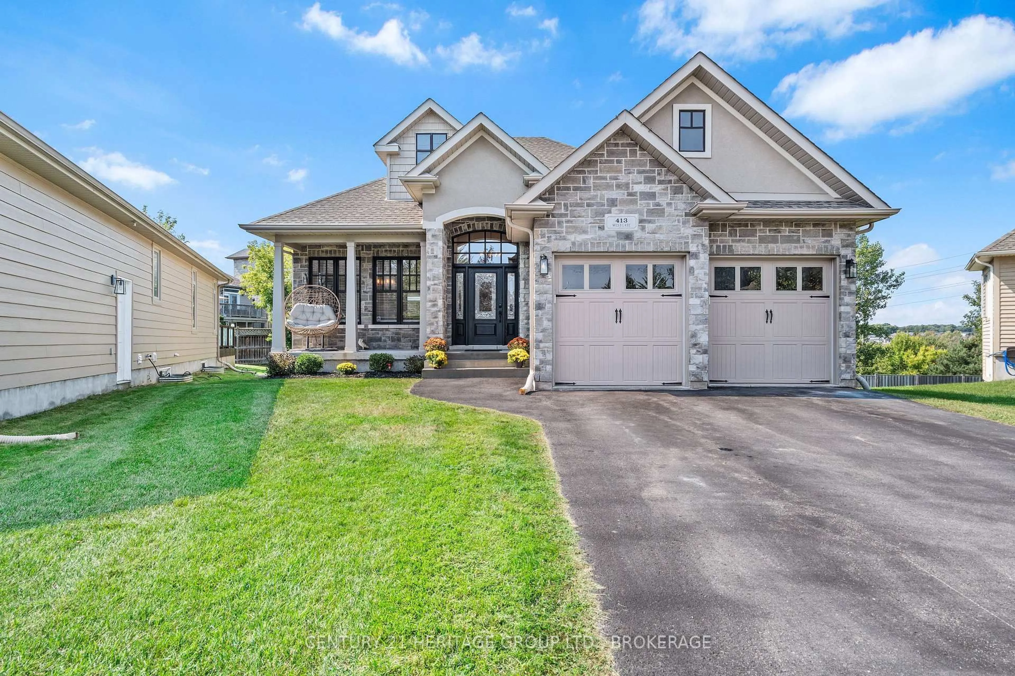 Home with brick exterior material, street for 413 Westgate Crt, Kingston Ontario K7P 0E4