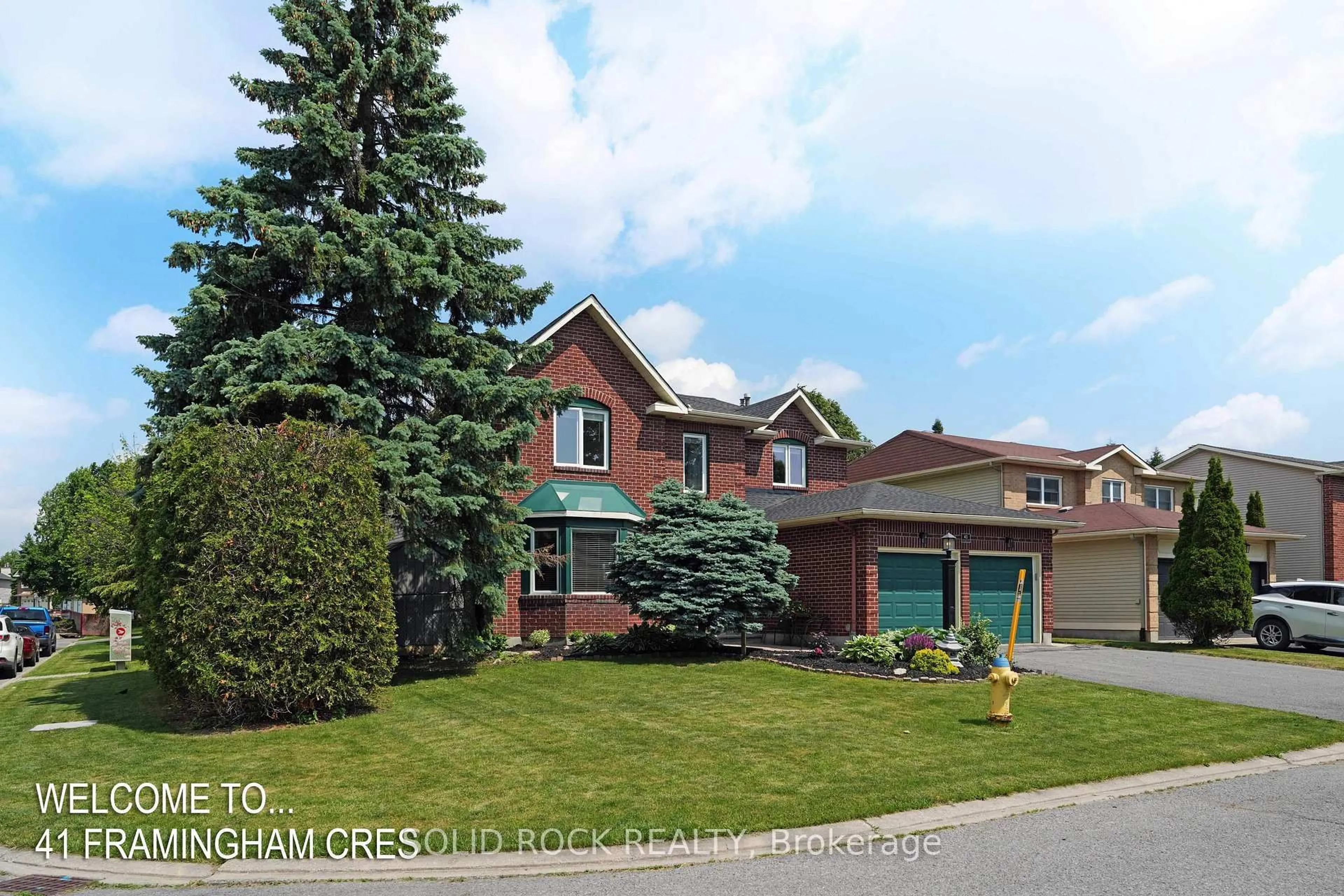 Home with brick exterior material, street for 41 Framingham Cres, Ottawa Ontario K2J 3J4