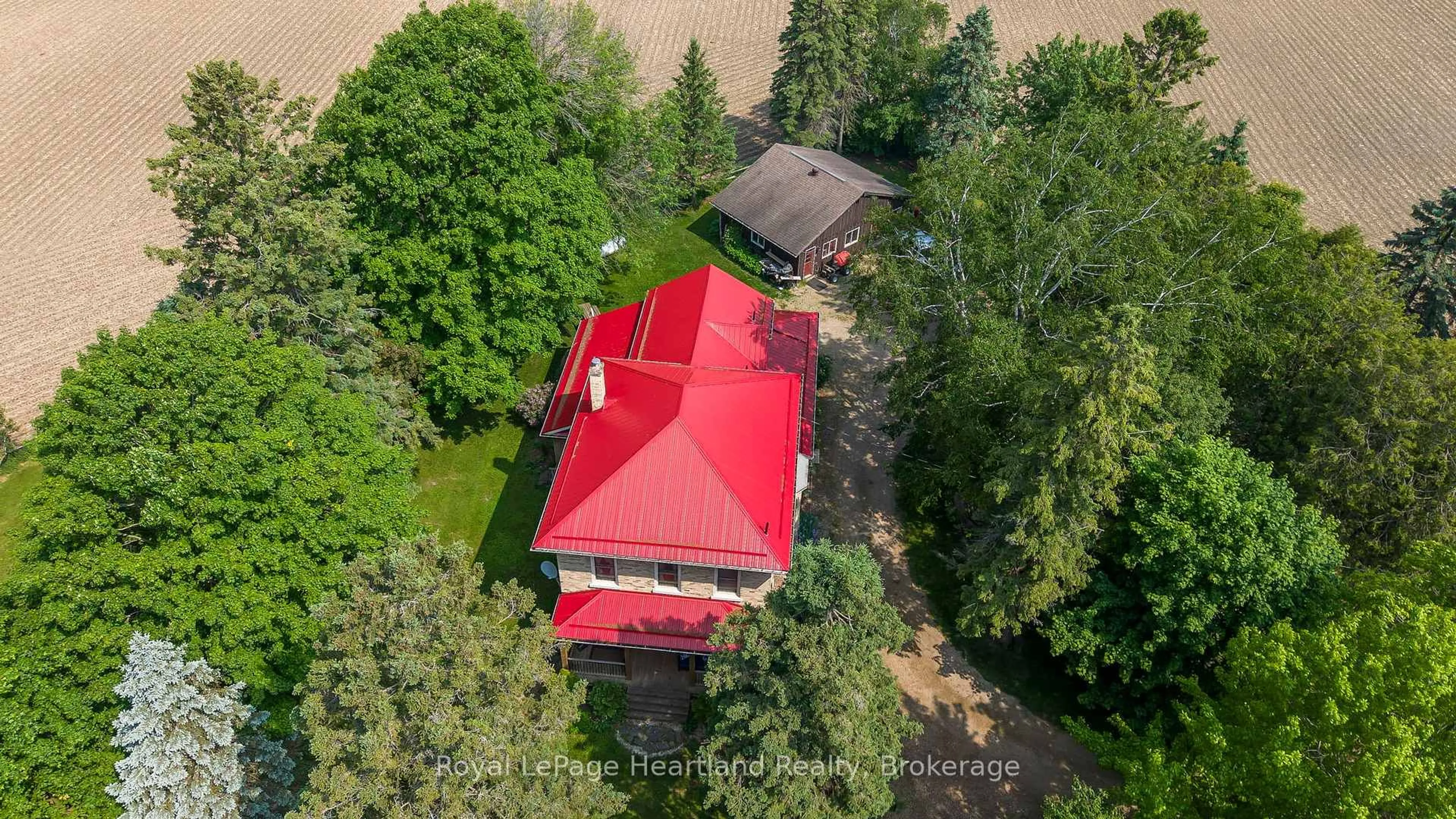 A pic from outside/outdoor area/front of a property/back of a property/a pic from drone, unknown for 9540 Ayton Rd, Minto Ontario N0G 1Z0