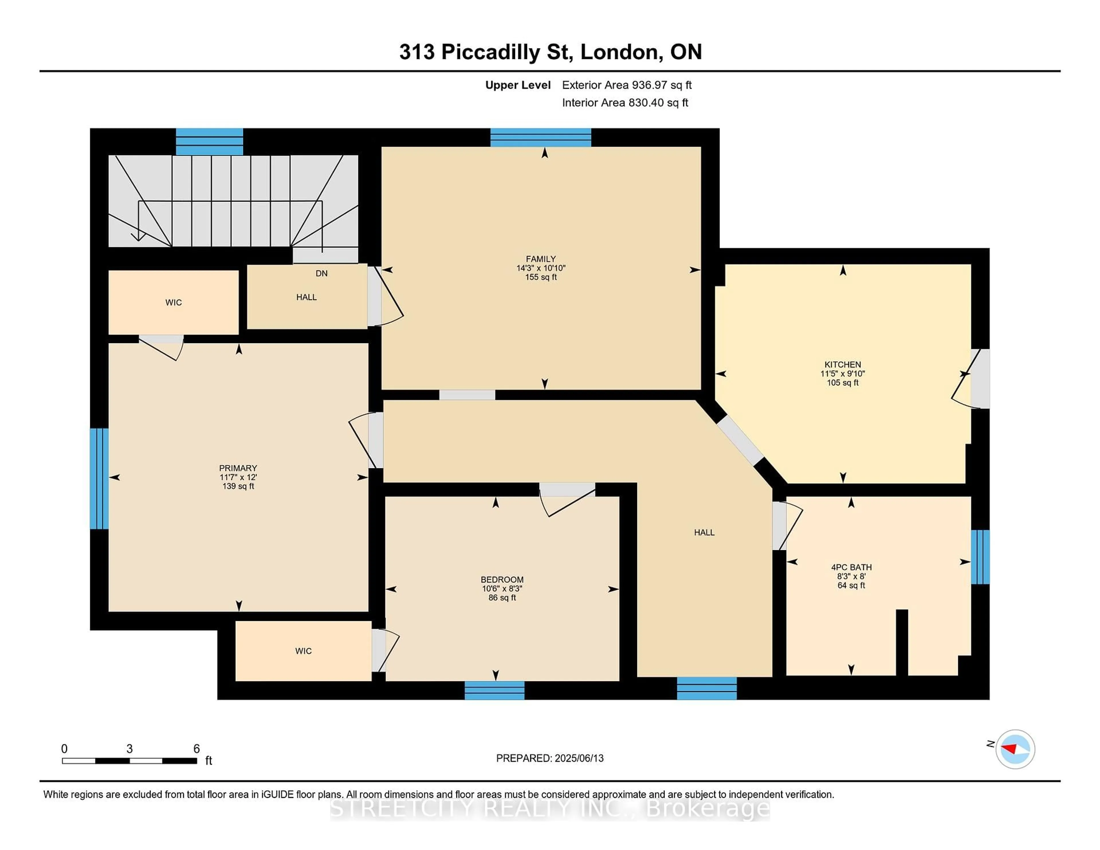 Floor plan for 319 Piccadilly St, London East Ontario N6A 1S6