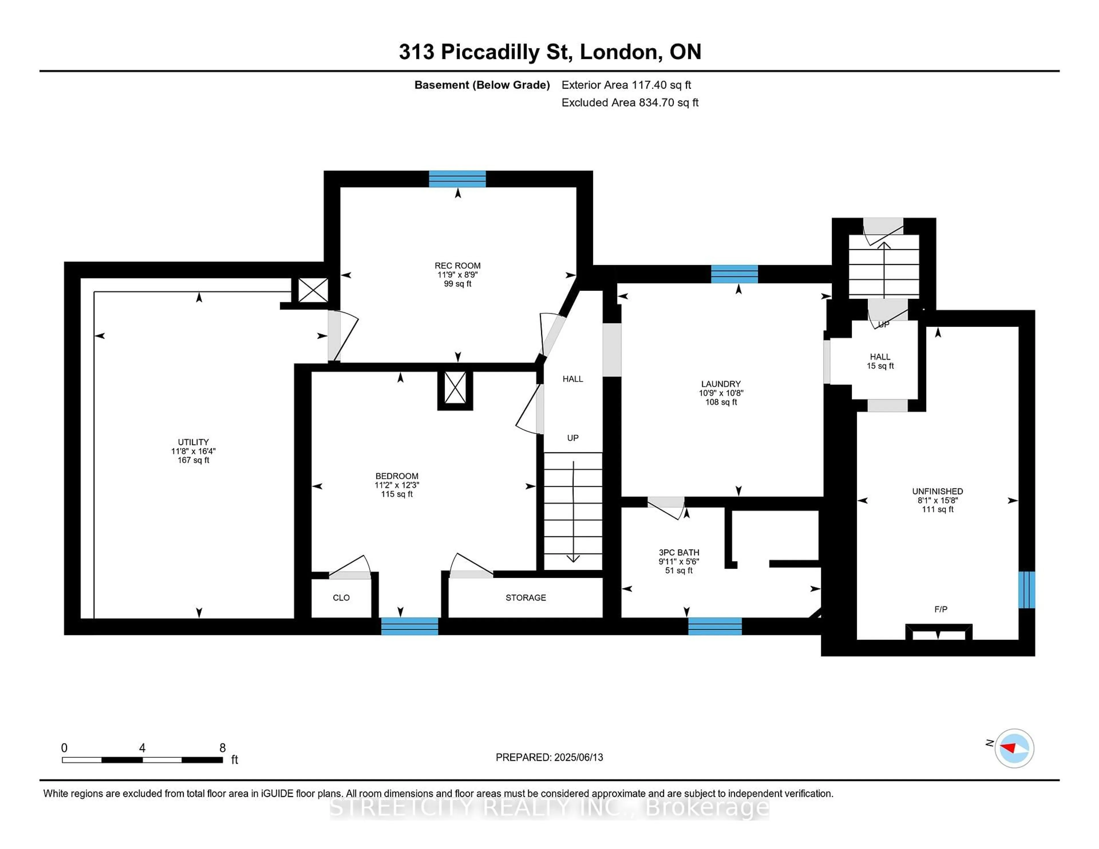 Floor plan for 319 Piccadilly St, London East Ontario N6A 1S6