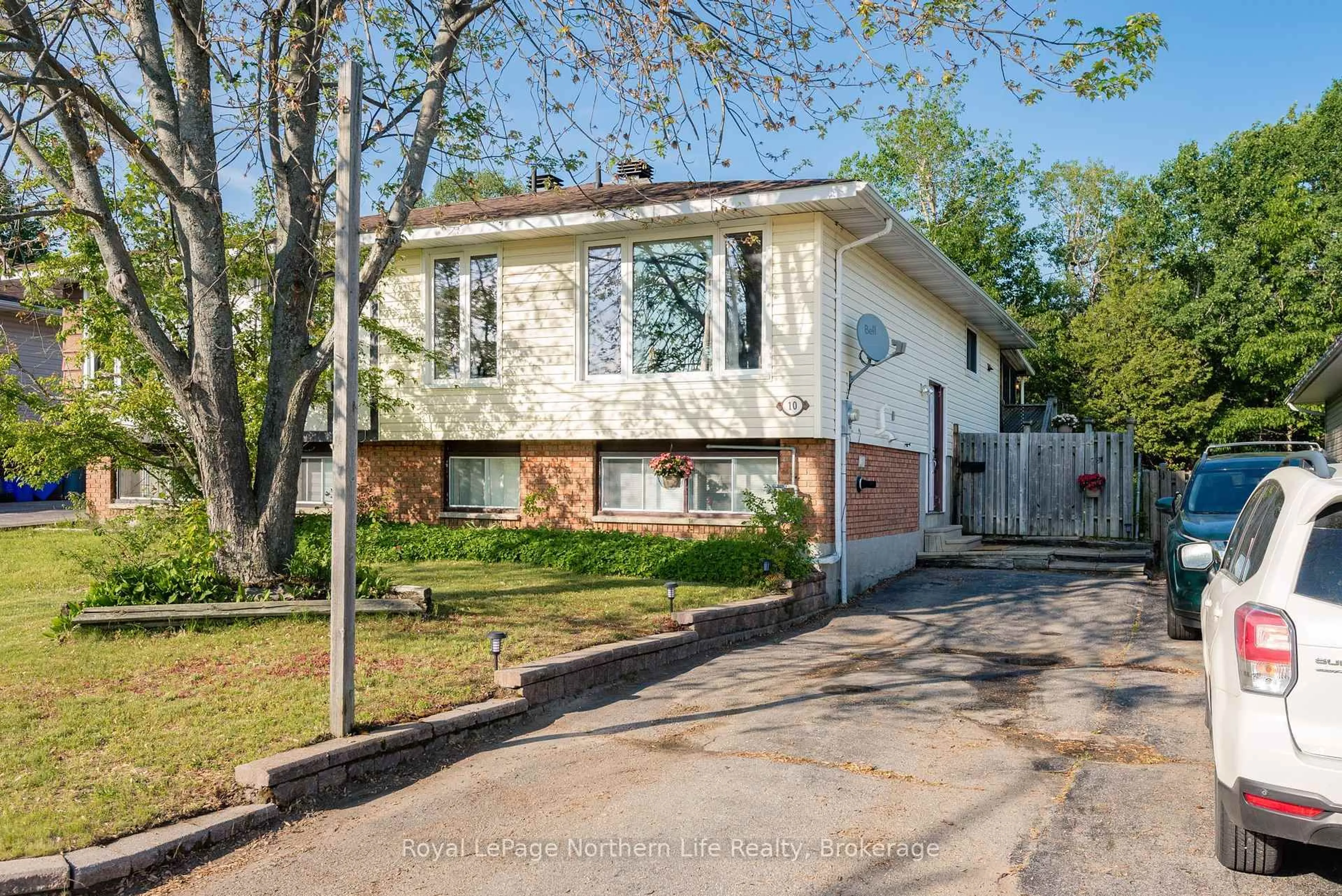 Home with brick exterior material, street for 10 Massey Dr, North Bay Ontario P1A 3Y4