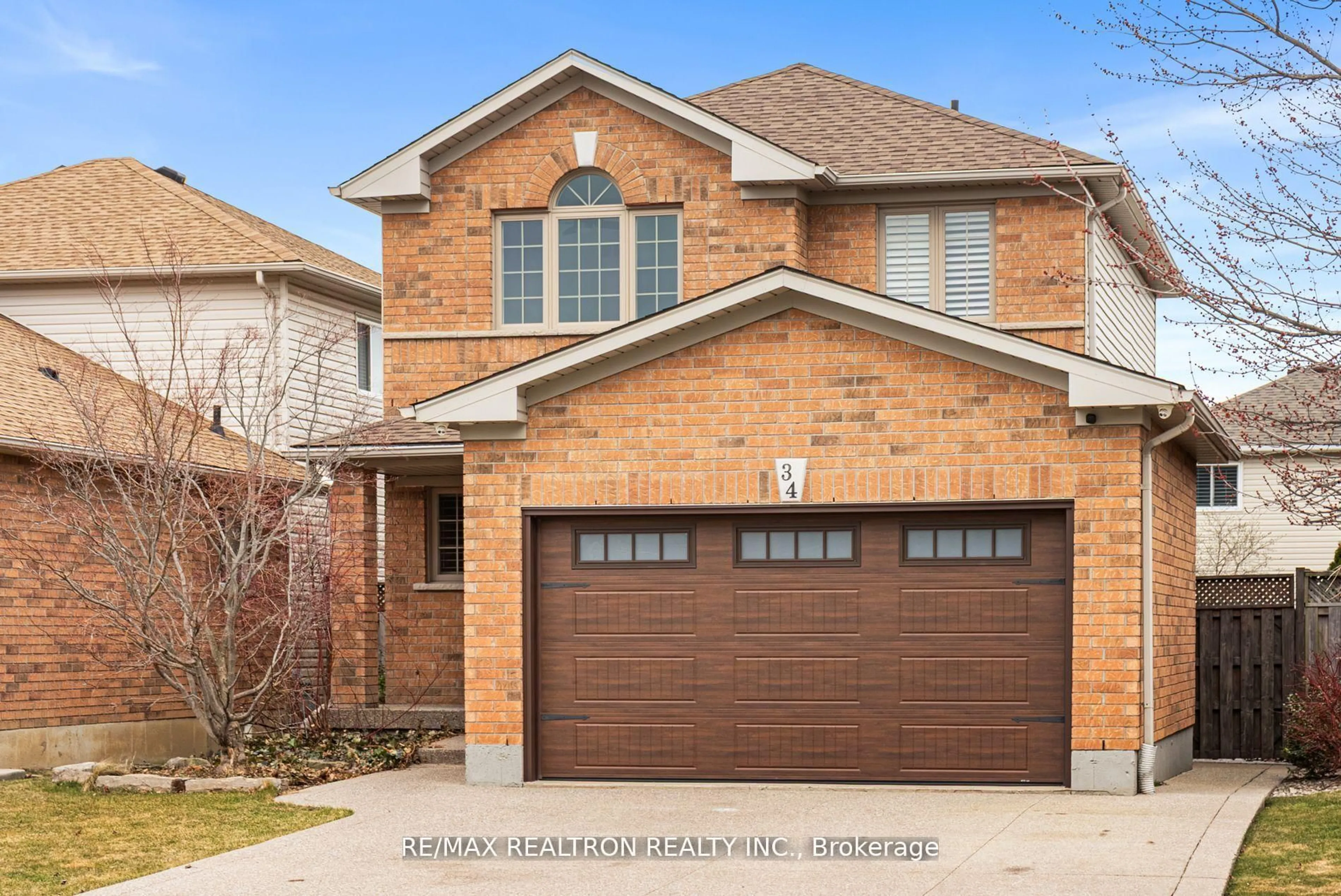 Home with brick exterior material, street for 34 Shadyglen Dr, Hamilton Ontario L8J 3W7