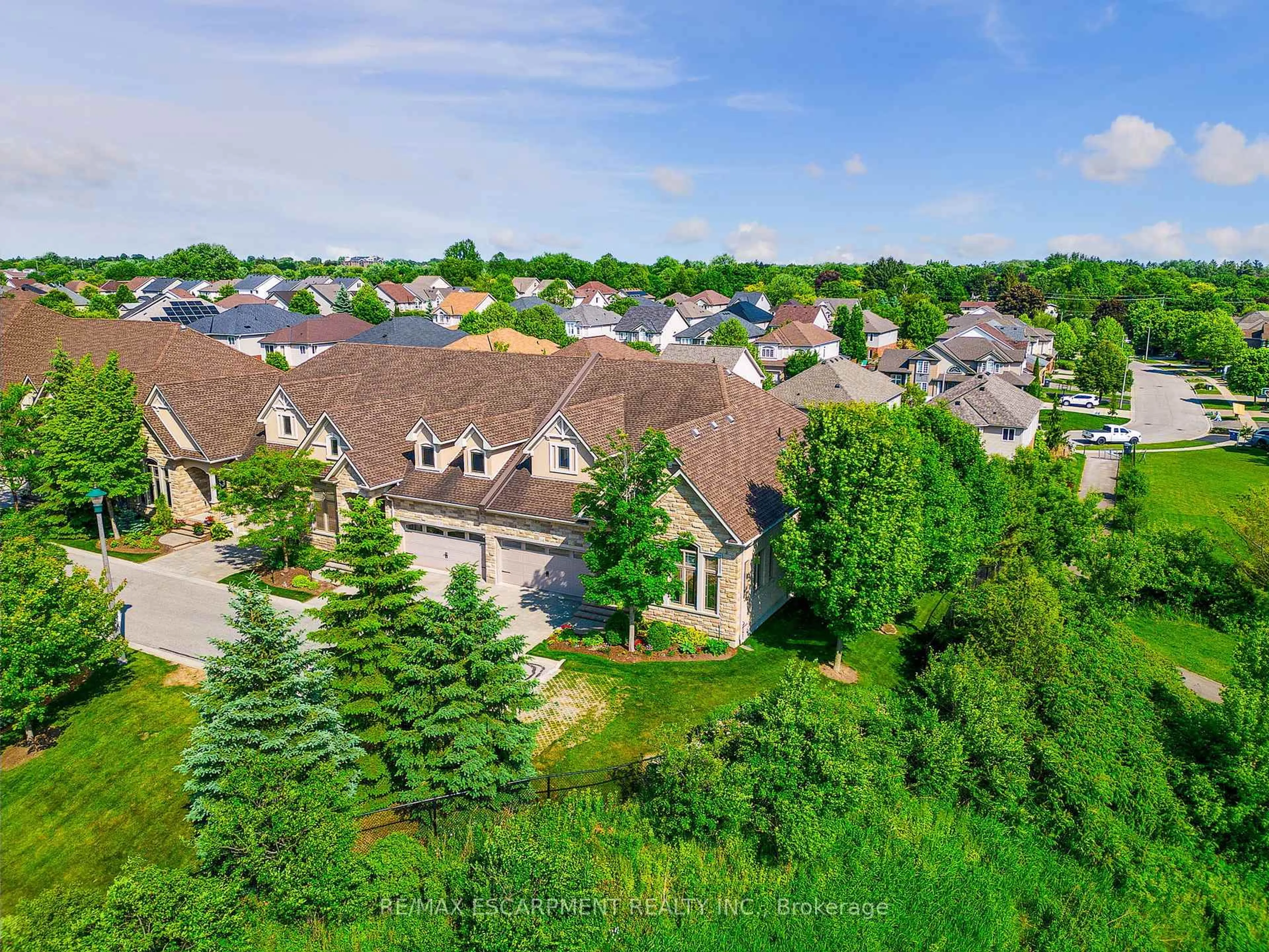 A pic from outside/outdoor area/front of a property/back of a property/a pic from drone, street for 19 Simmonds Dr #14, Guelph Ontario N1E 0H4