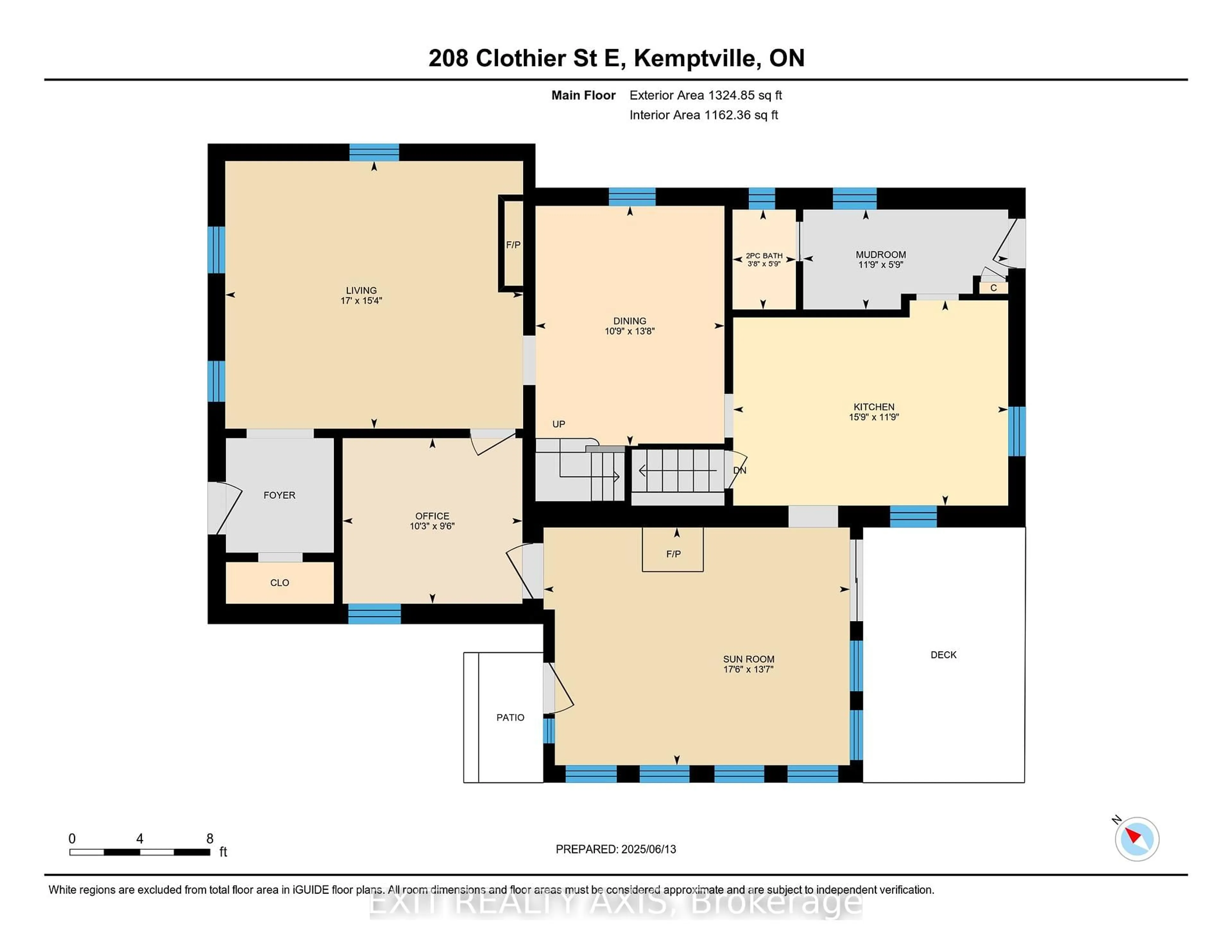 Floor plan for 208 Clothier St, North Grenville Ontario K0G 1J0