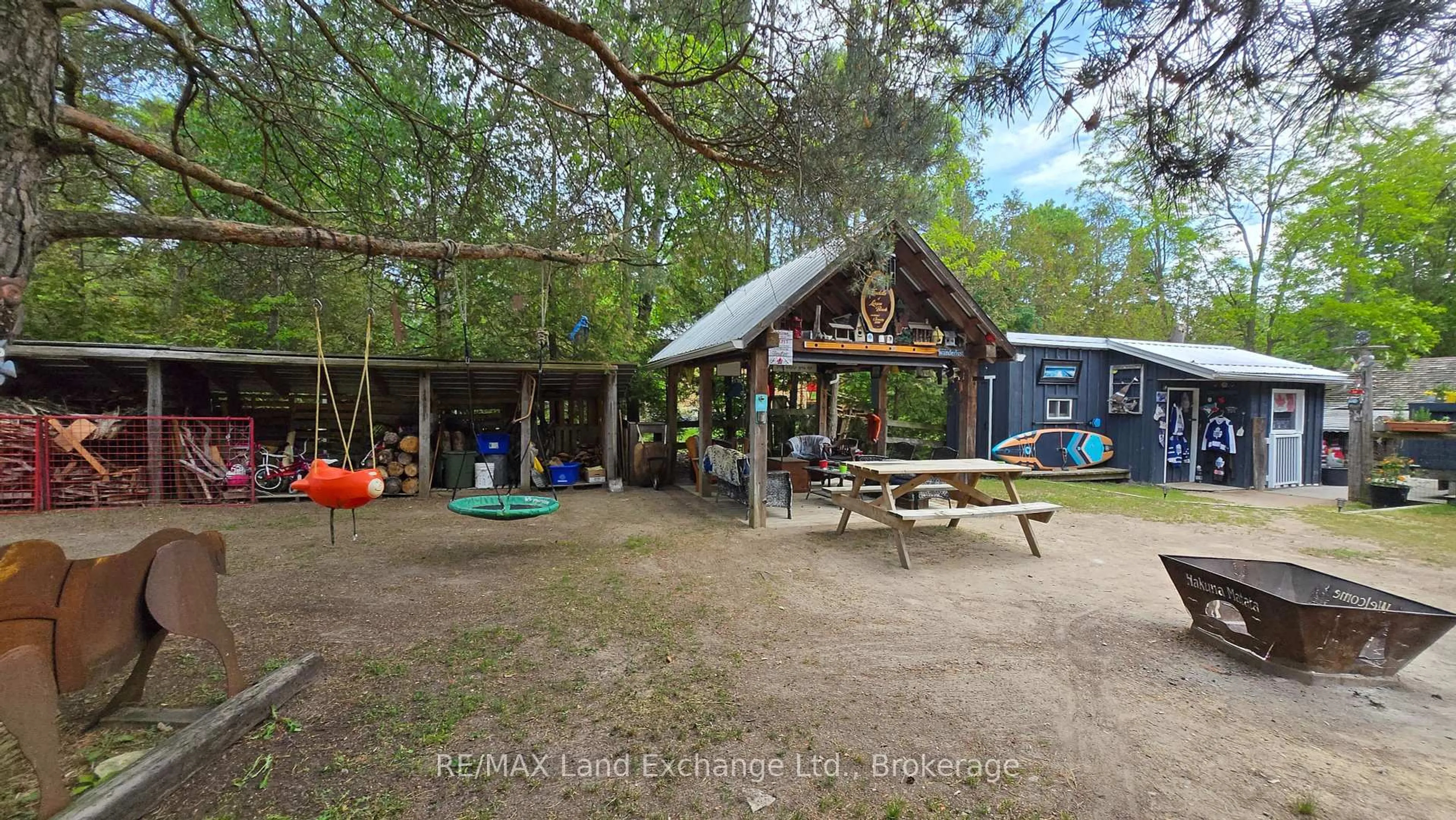 A pic from outside/outdoor area/front of a property/back of a property/a pic from drone, forest/trees view for 45 Smith Lane, Huron-Kinloss Ontario N2Z 0B3