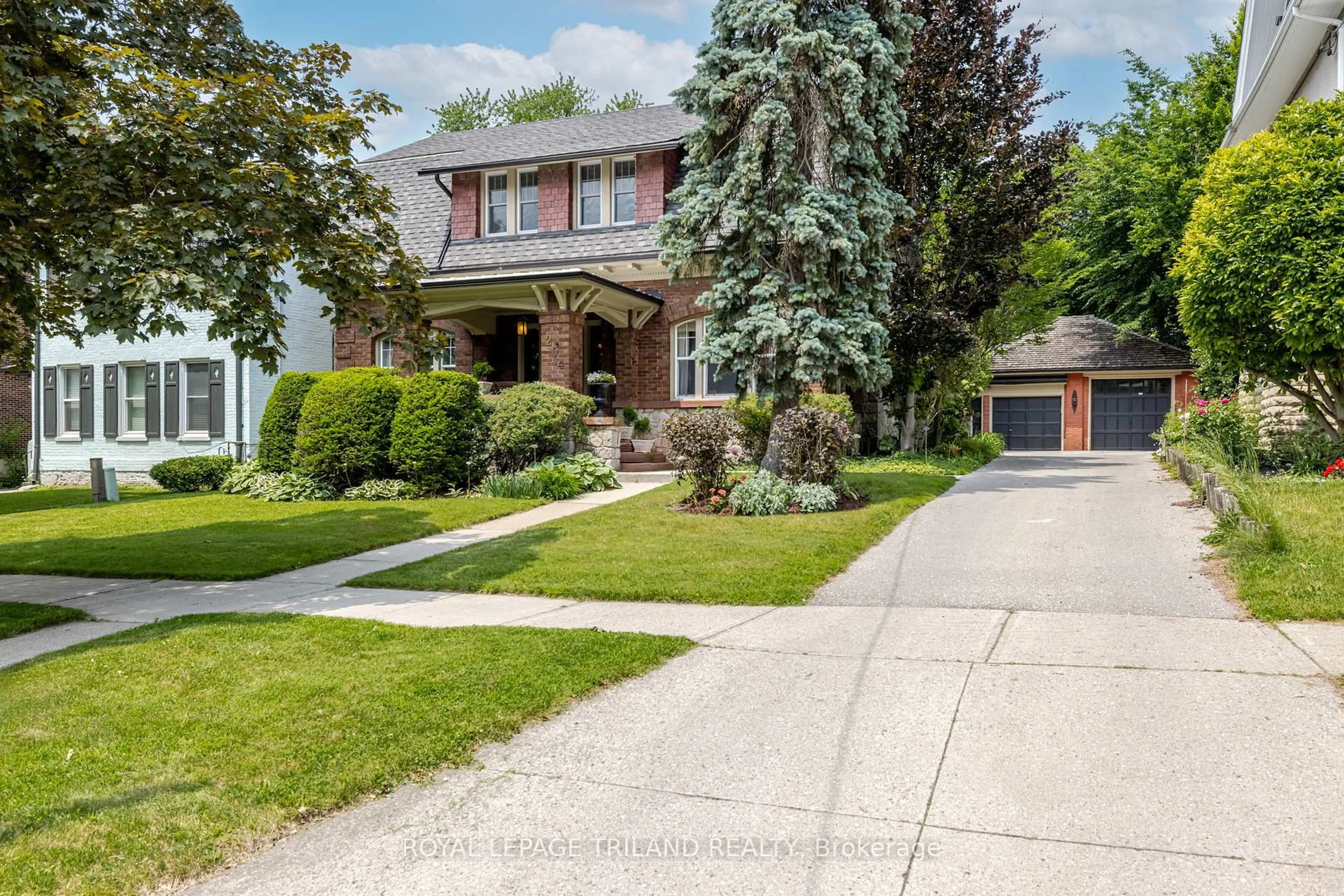 Home with brick exterior material, street for 204 St James St, London East Ontario N6A 1W8