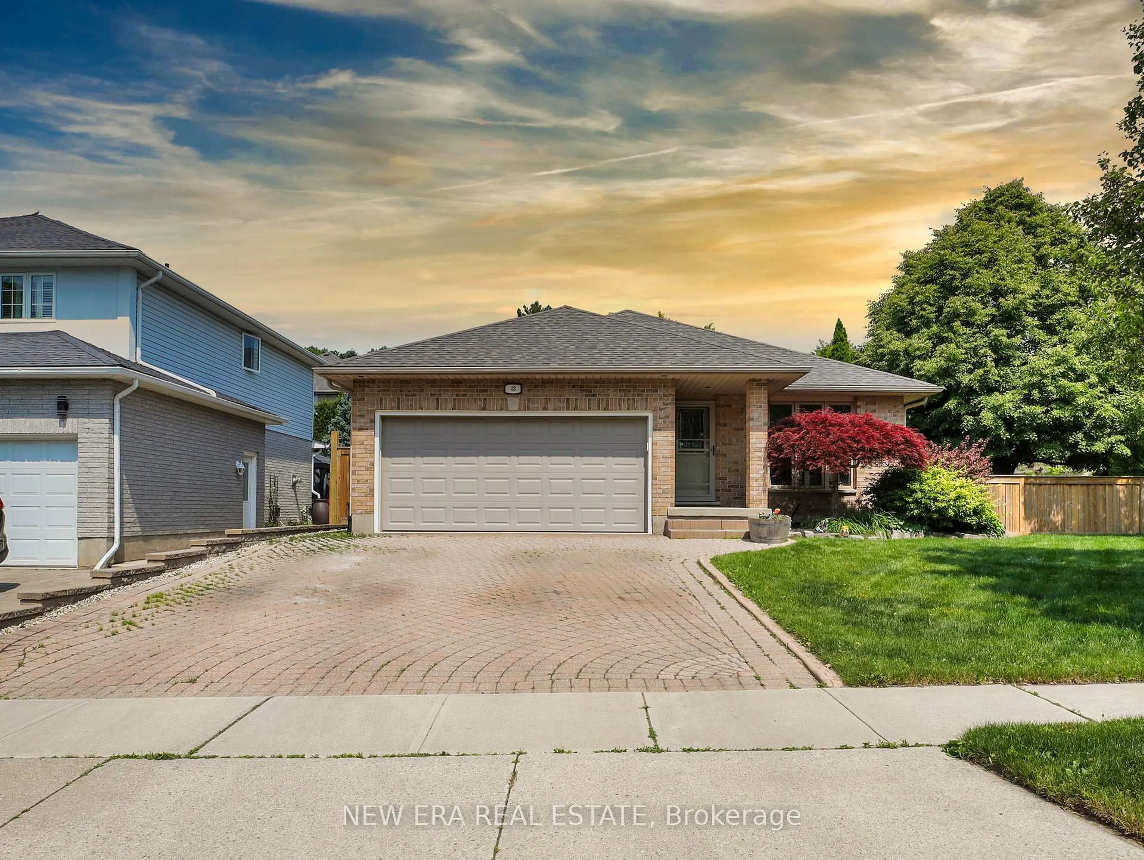 Home with brick exterior material, street for 43 Hahn Valley Pl, Cambridge Ontario N1T 1W7