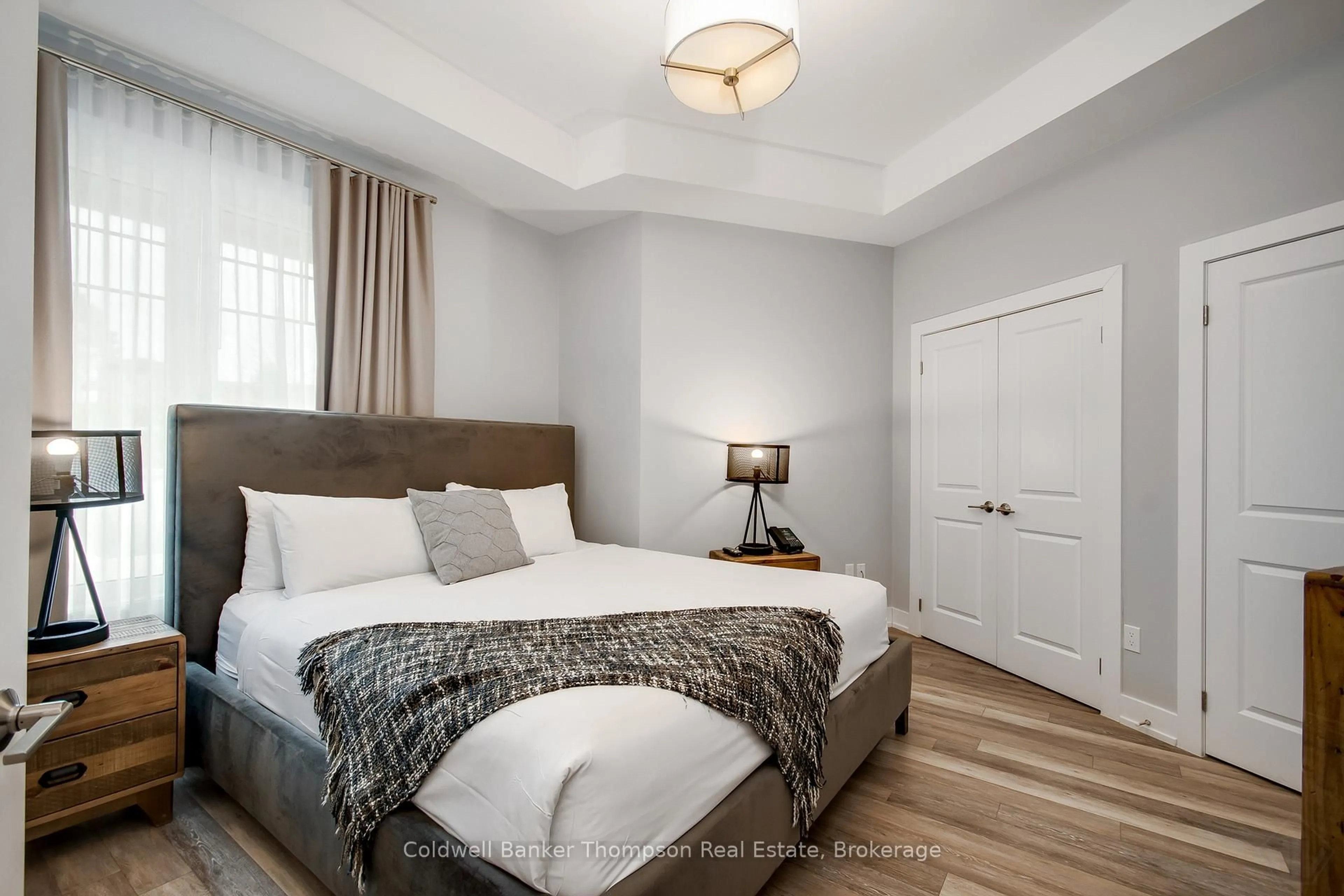 Bedroom with bed, unknown for 25 PEN LAKE POINT Rd #114, Huntsville Ontario P1H 1A9