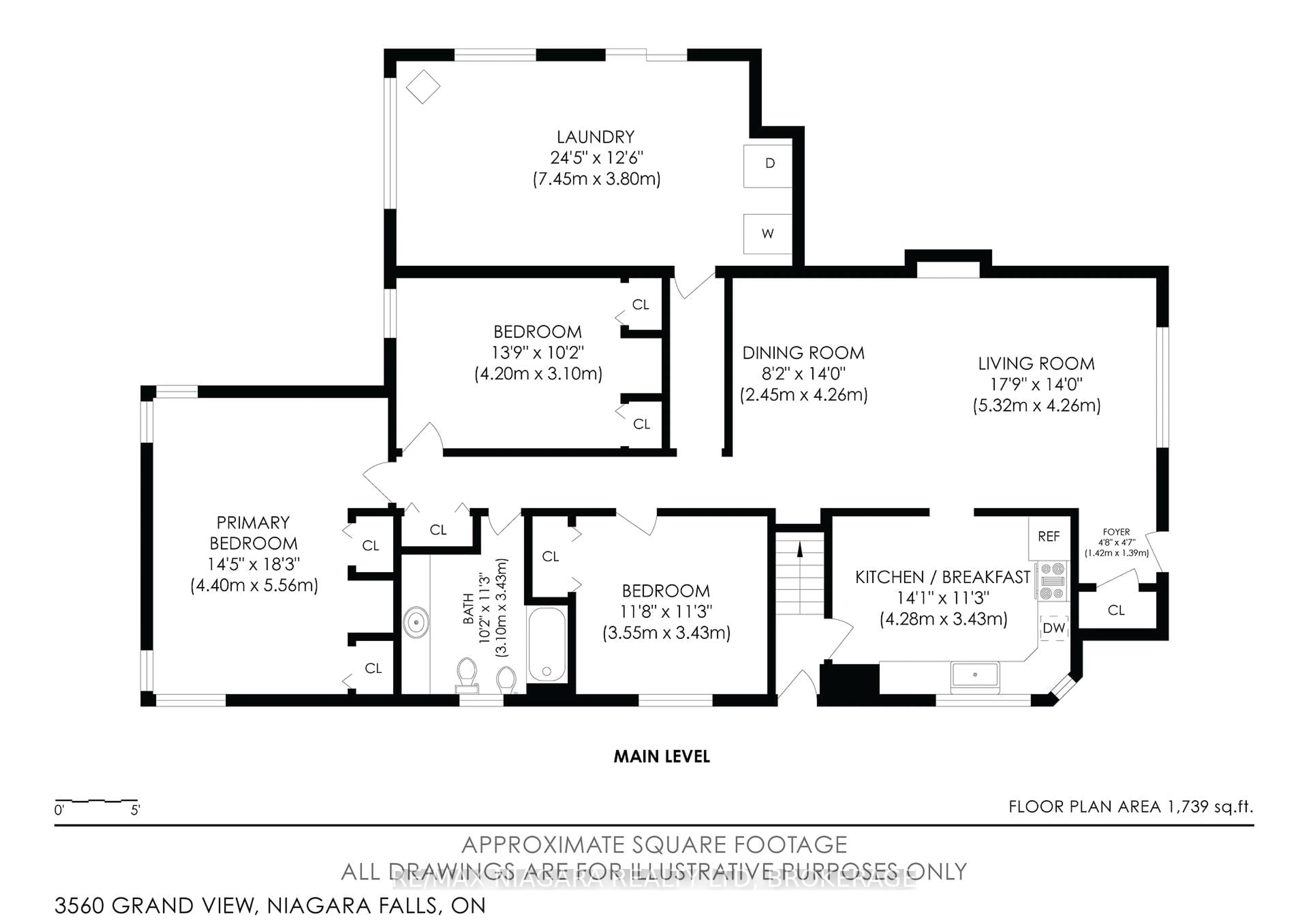 Floor plan for 3560 Rapids View Dr, Niagara Falls Ontario L2G 6C4