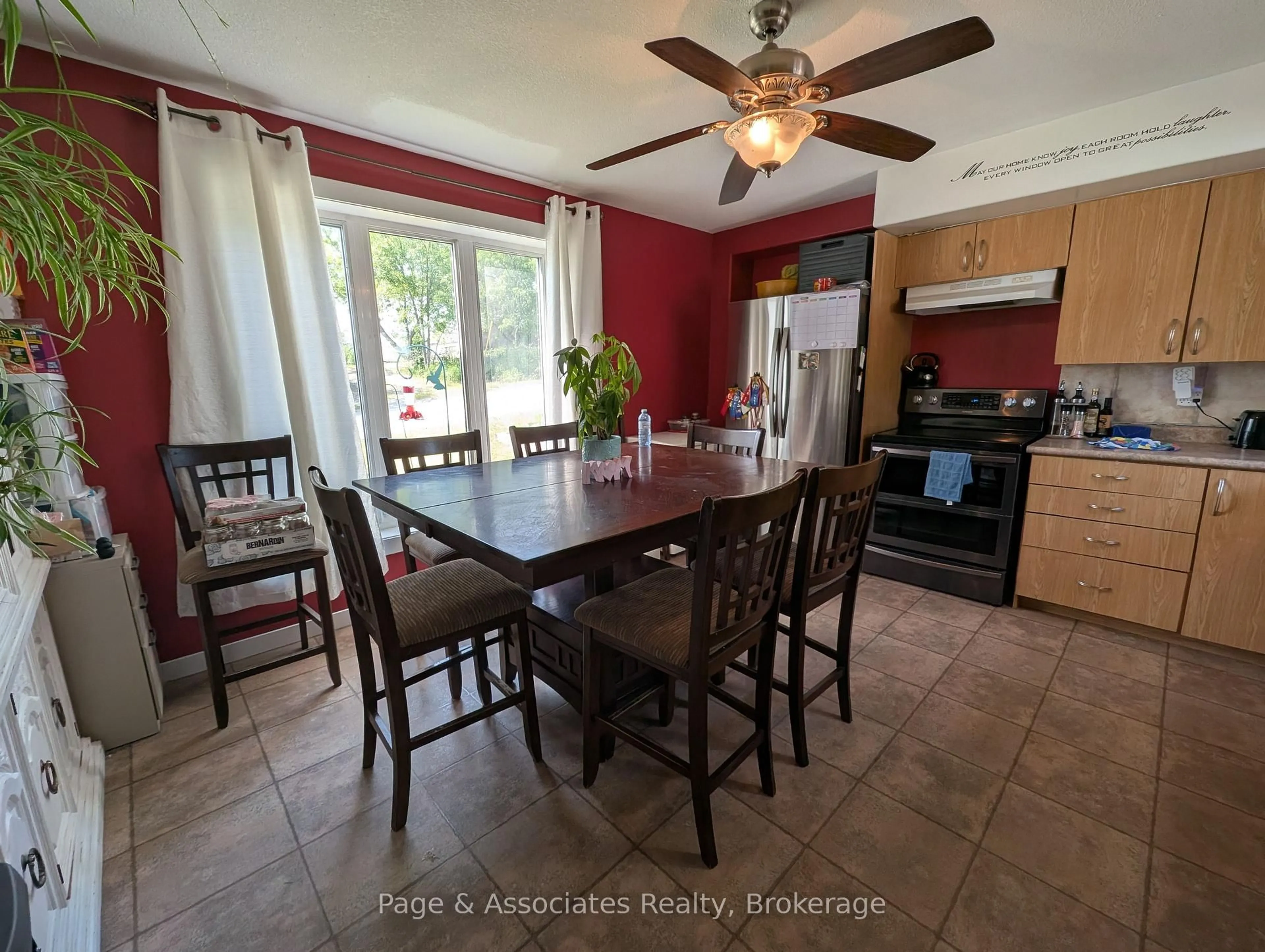Dining room, ceramic/tile floor for 3 Gordon St, West Nipissing Ontario P0H 1G0