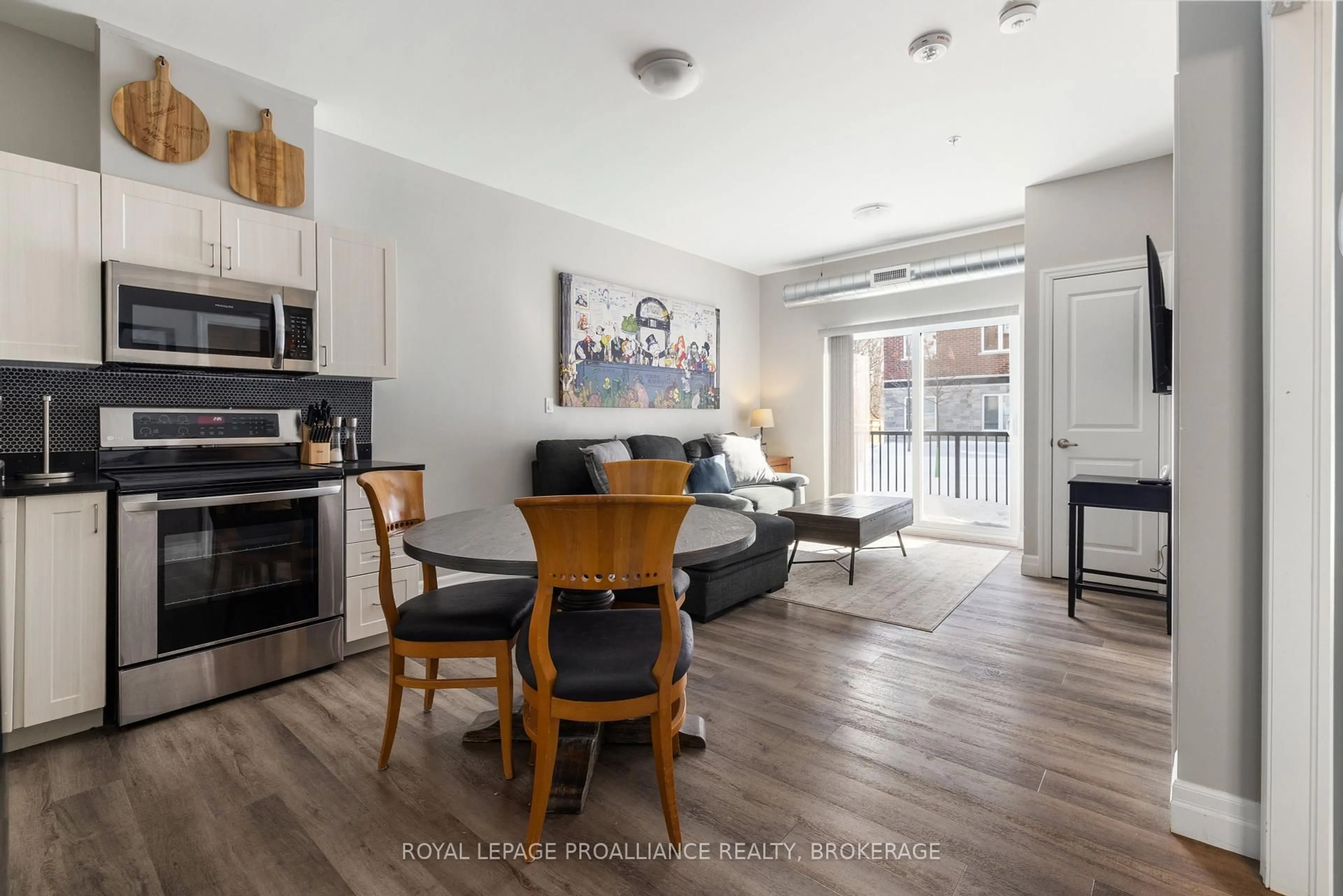 Living room with furniture, unknown for 501 Frontenac St #113, Kingston Ontario K7K 4L9