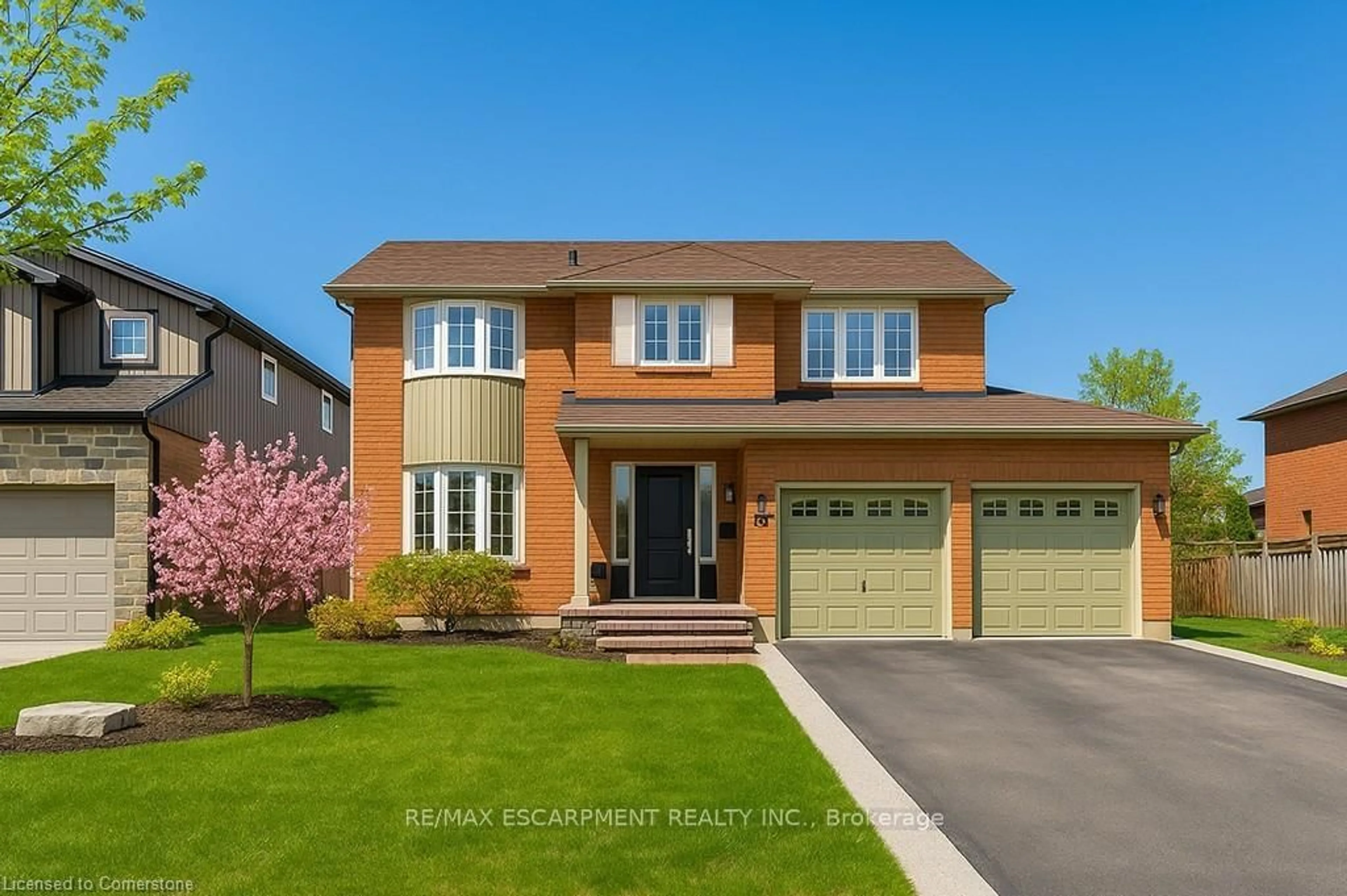 Home with brick exterior material, street for 221 Homebrook Dr, Hamilton Ontario L9B 2J6