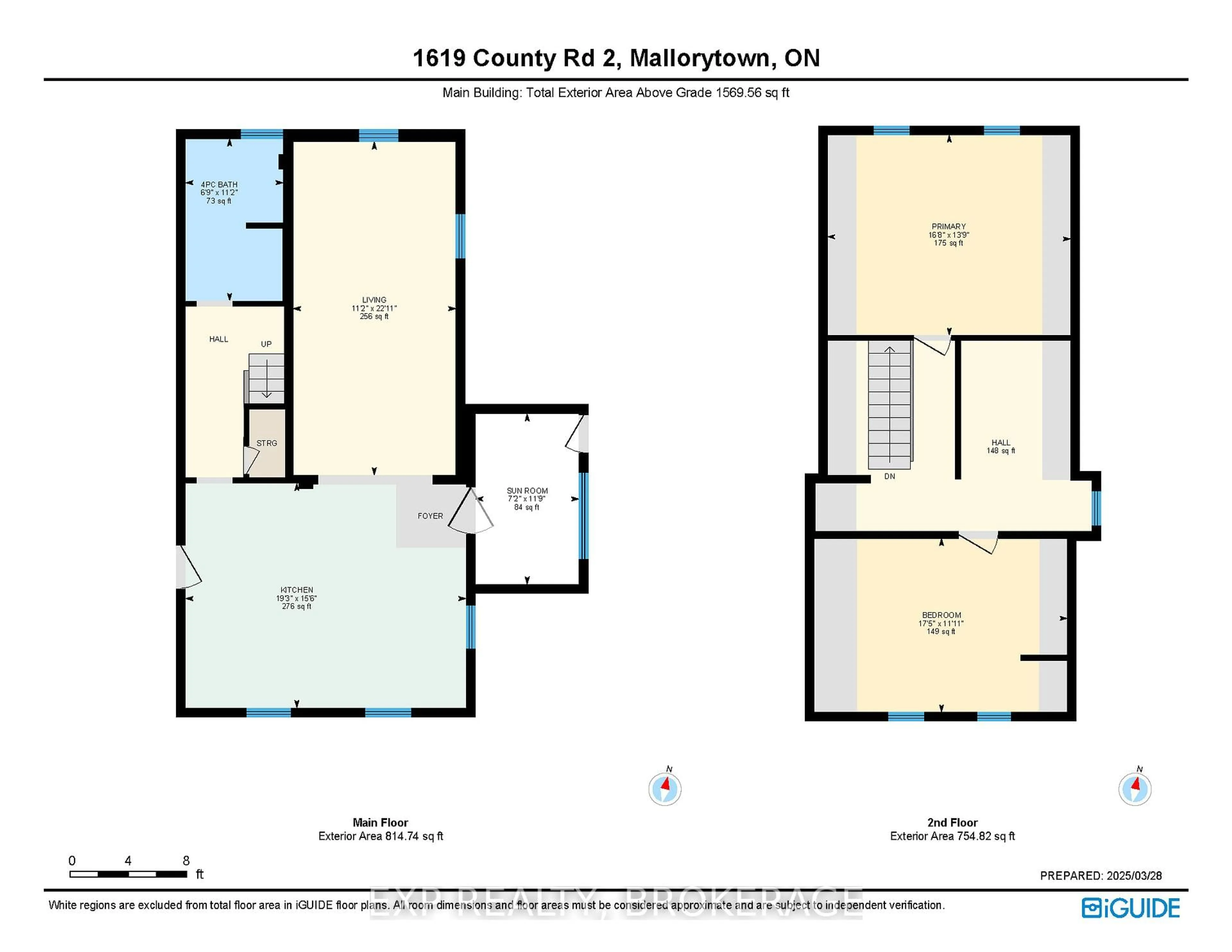 Floor plan for 1619 COUNTY 2 Rd, Front of Yonge Ontario K0E 1R0