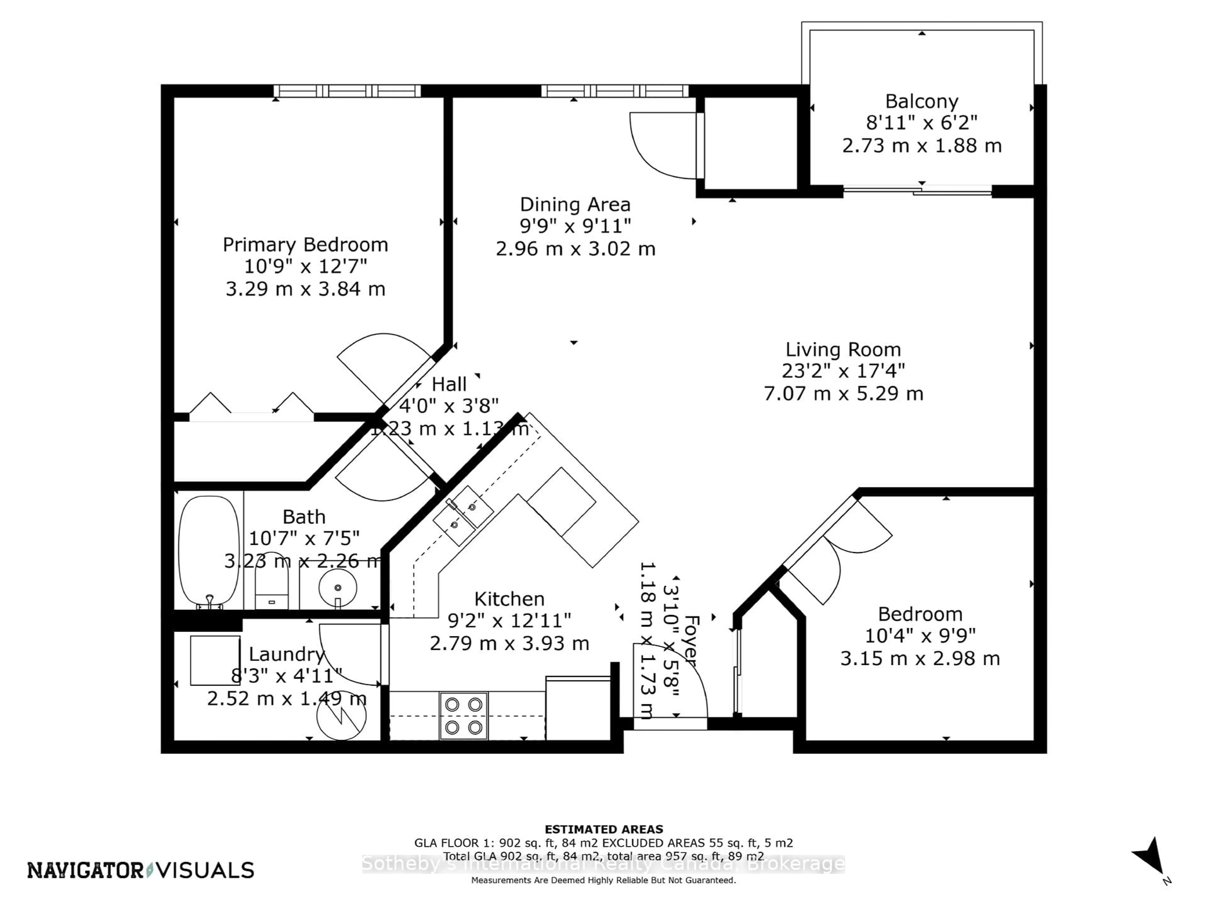 Floor plan for 26 Dairy Lane #303, Huntsville Ontario P1H 0A4
