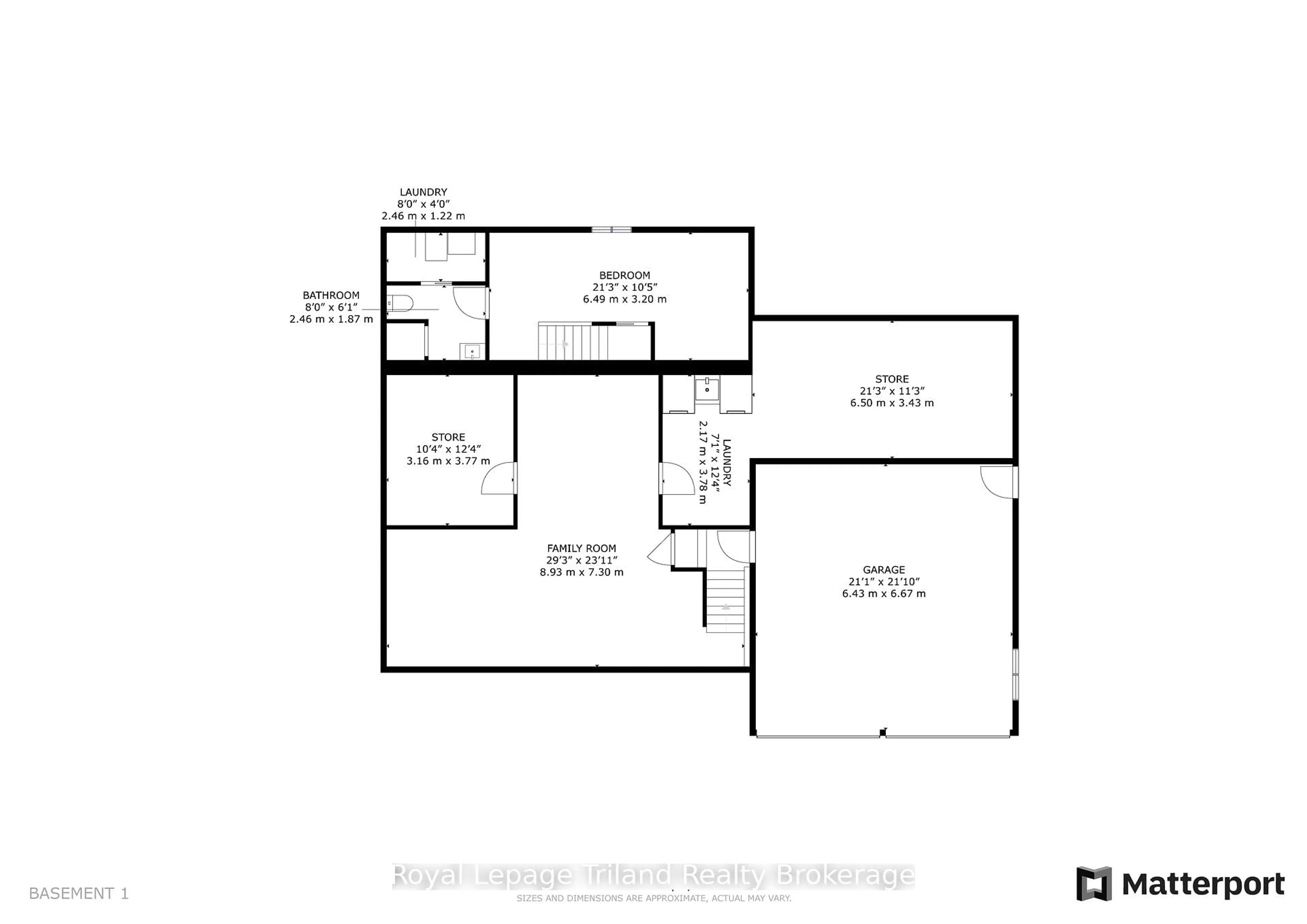 Floor plan for 444 Lee Ave, Woodstock Ontario N4S 6Y3