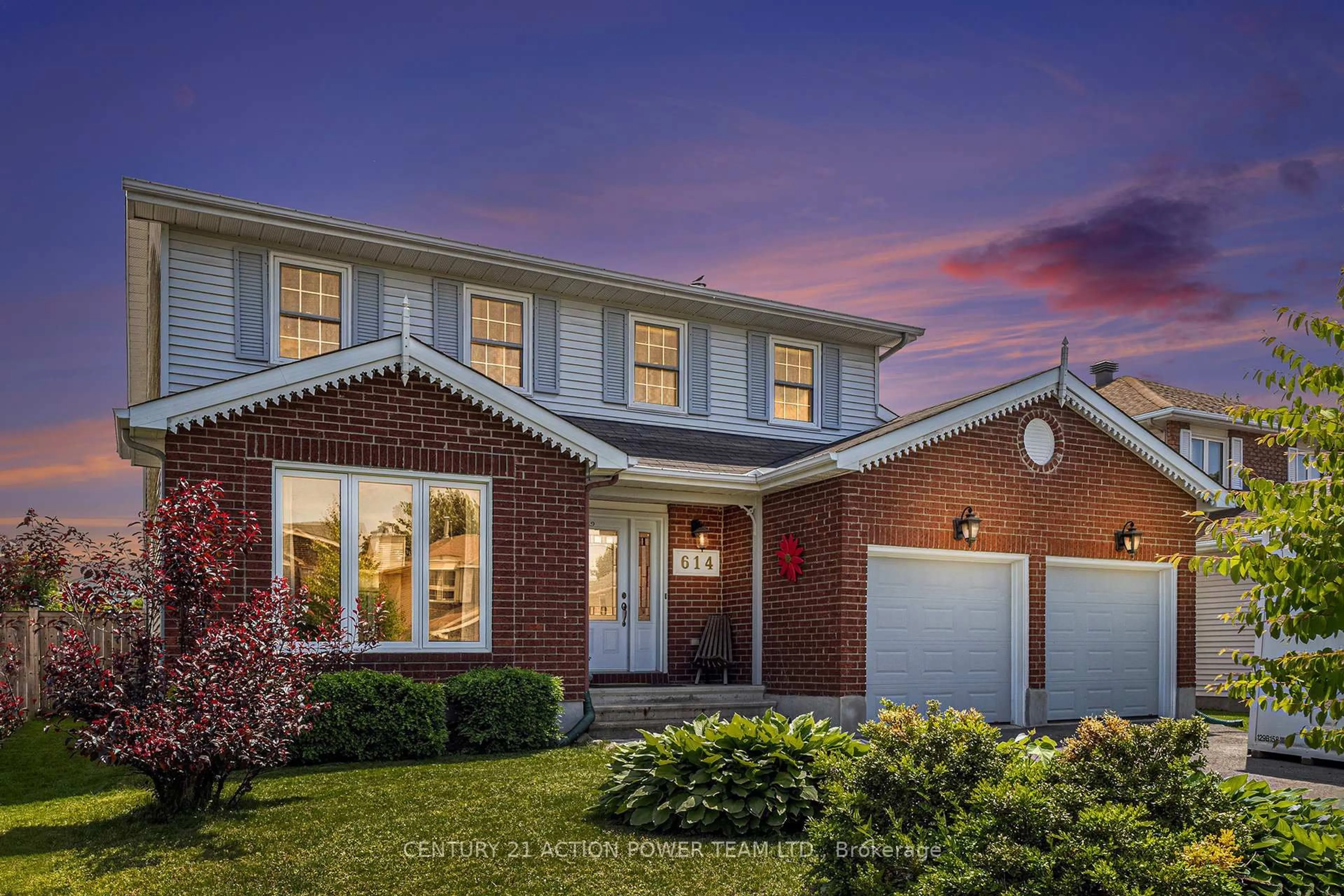 Home with brick exterior material, street for 614 Chenier Way, Ottawa Ontario K4A 1R1