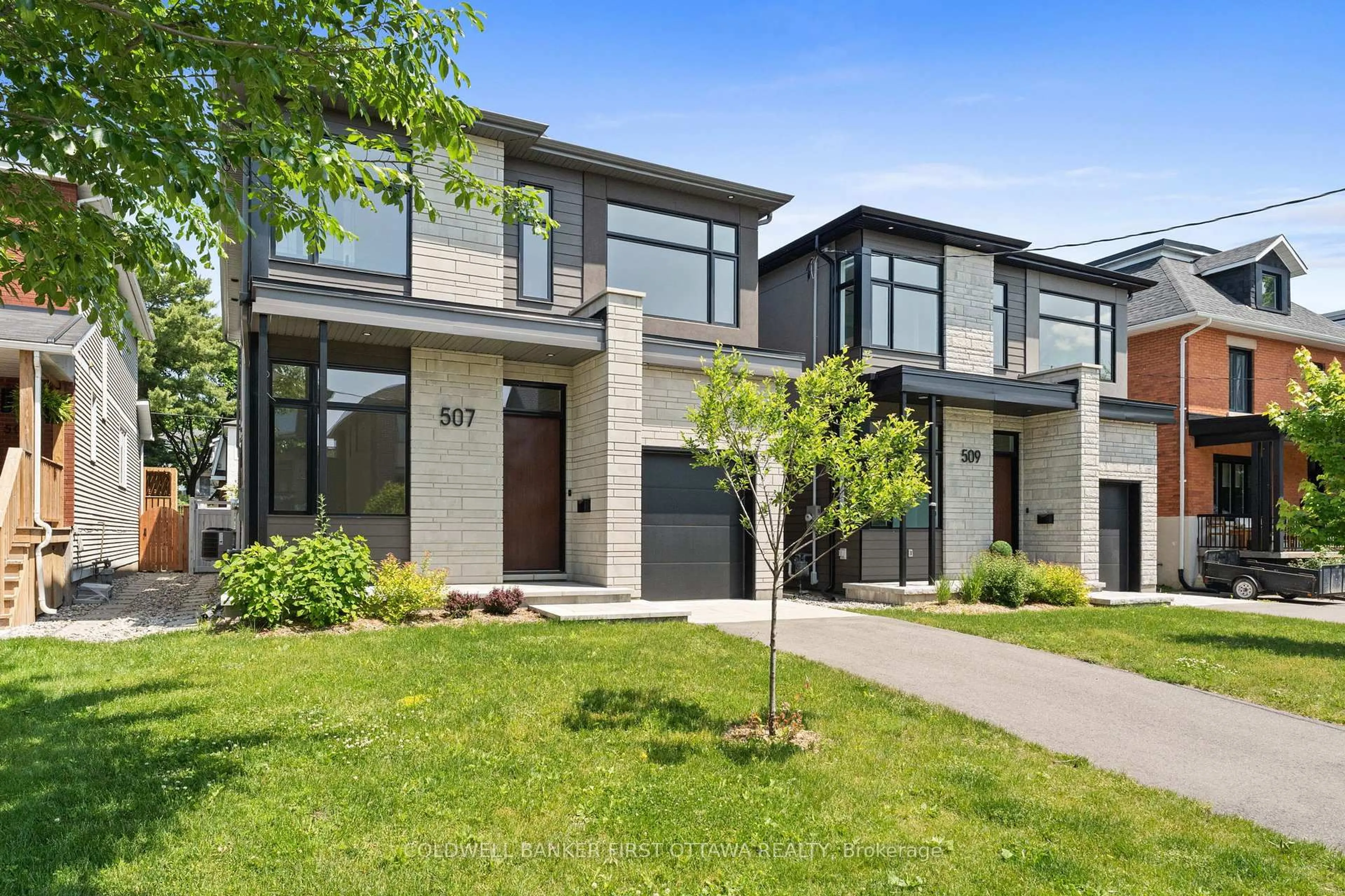 Home with brick exterior material, street for 507 Edison Ave, Ottawa Ontario K2A 1V3