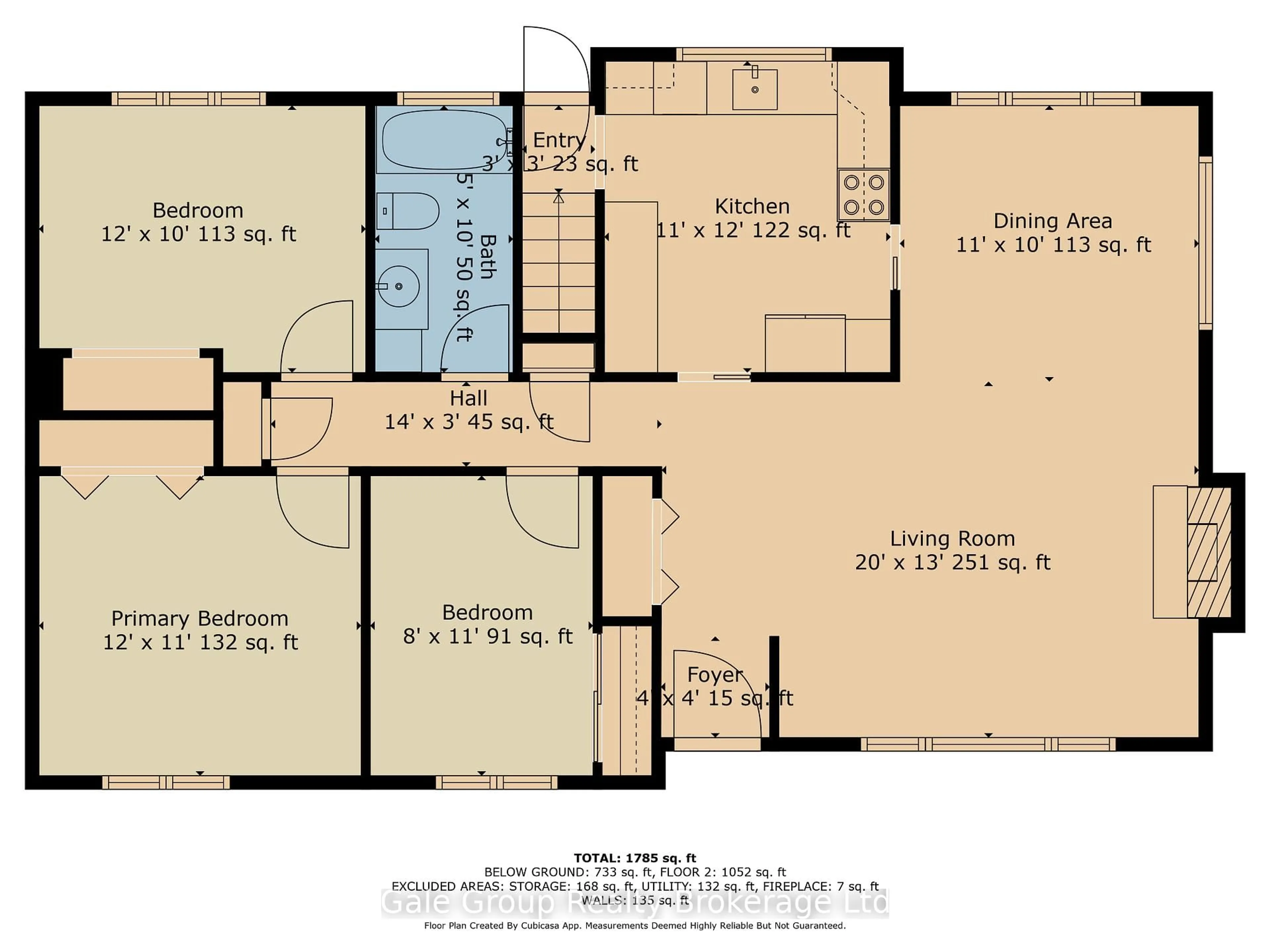 Floor plan for 70 Glenburnie Cres, London North Ontario N5X 2A3