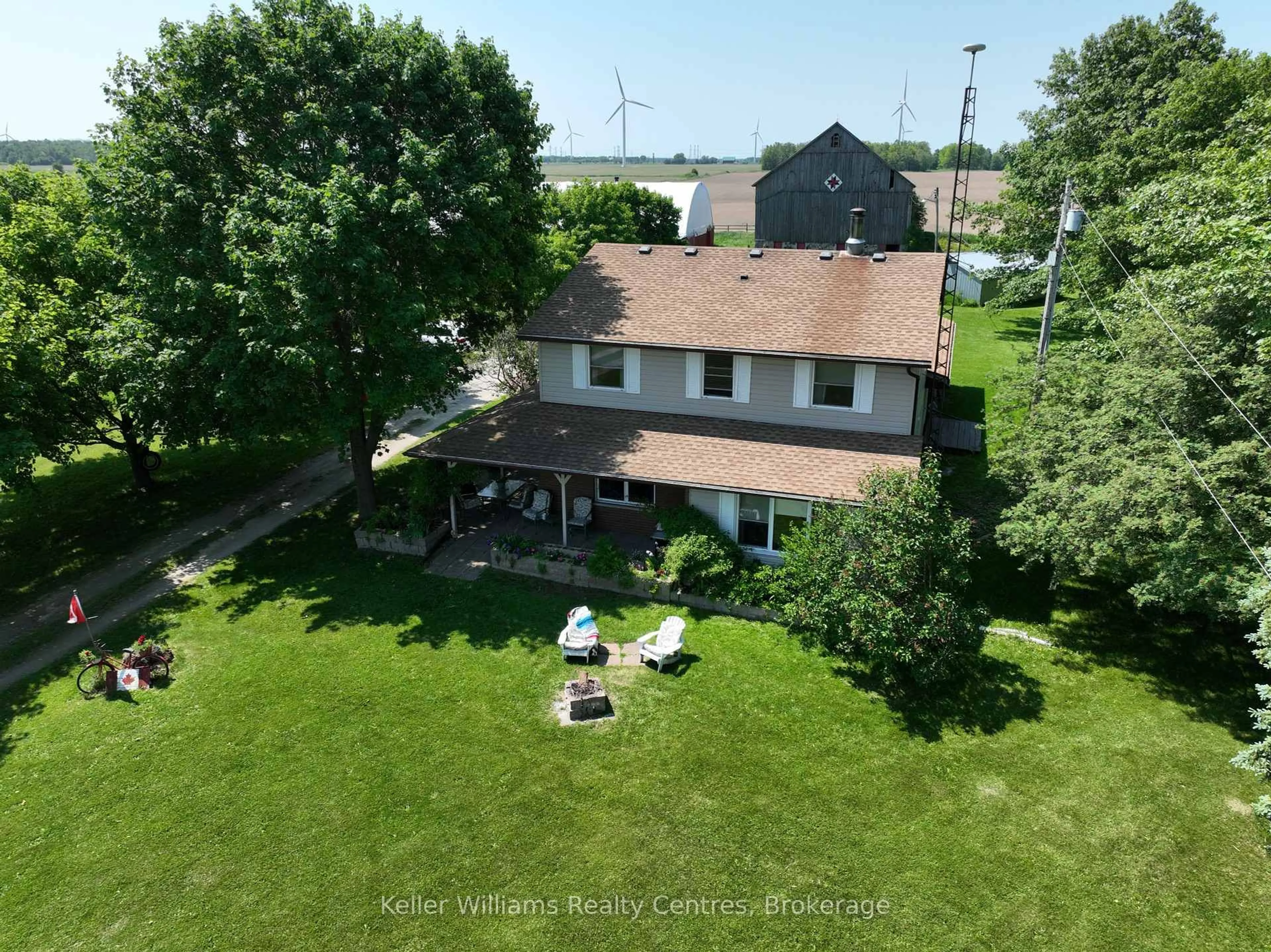 A pic from outside/outdoor area/front of a property/back of a property/a pic from drone, unknown for 1277 Concession 6 Rd, Kincardine Ontario N0G 2T0