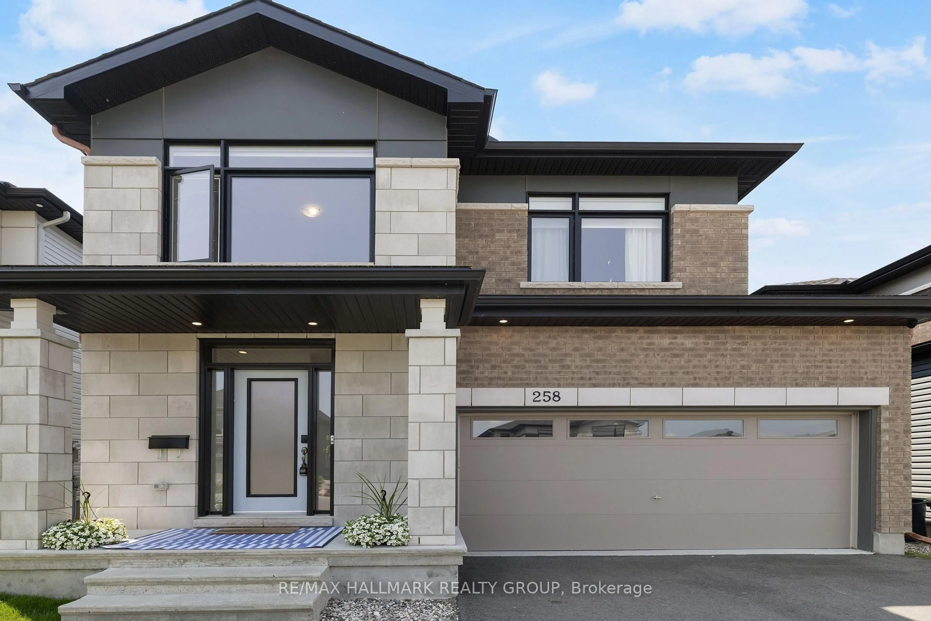 Home with brick exterior material, street for 258 Fountainhead Dr, Ottawa Ontario K1W 0H4