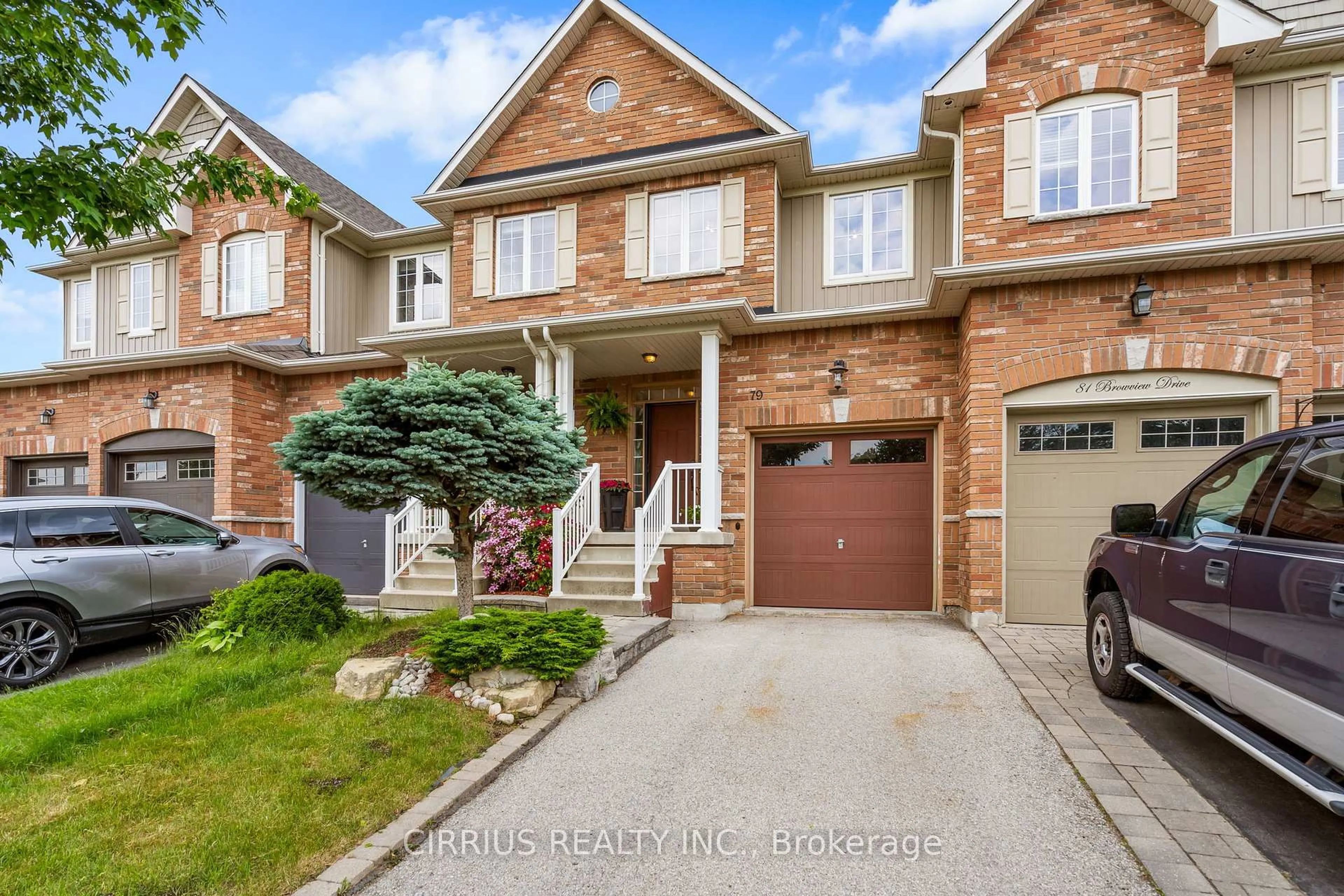 Home with brick exterior material, street for 79 Browview Dr, Hamilton Ontario L8B 0R2