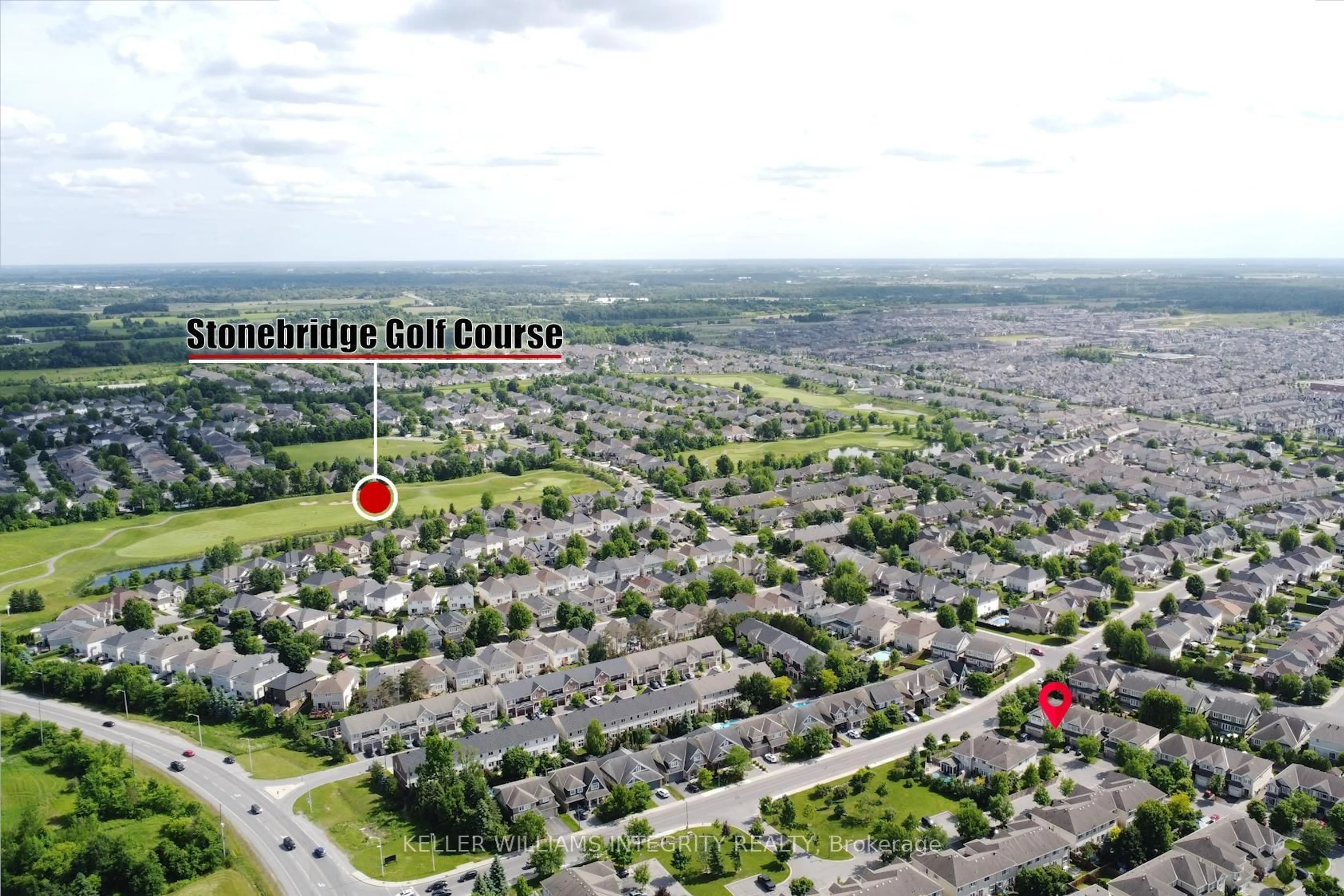 A pic from outside/outdoor area/front of a property/back of a property/a pic from drone, street for 336 Quetico Private, Ottawa Ontario K2J 0E5